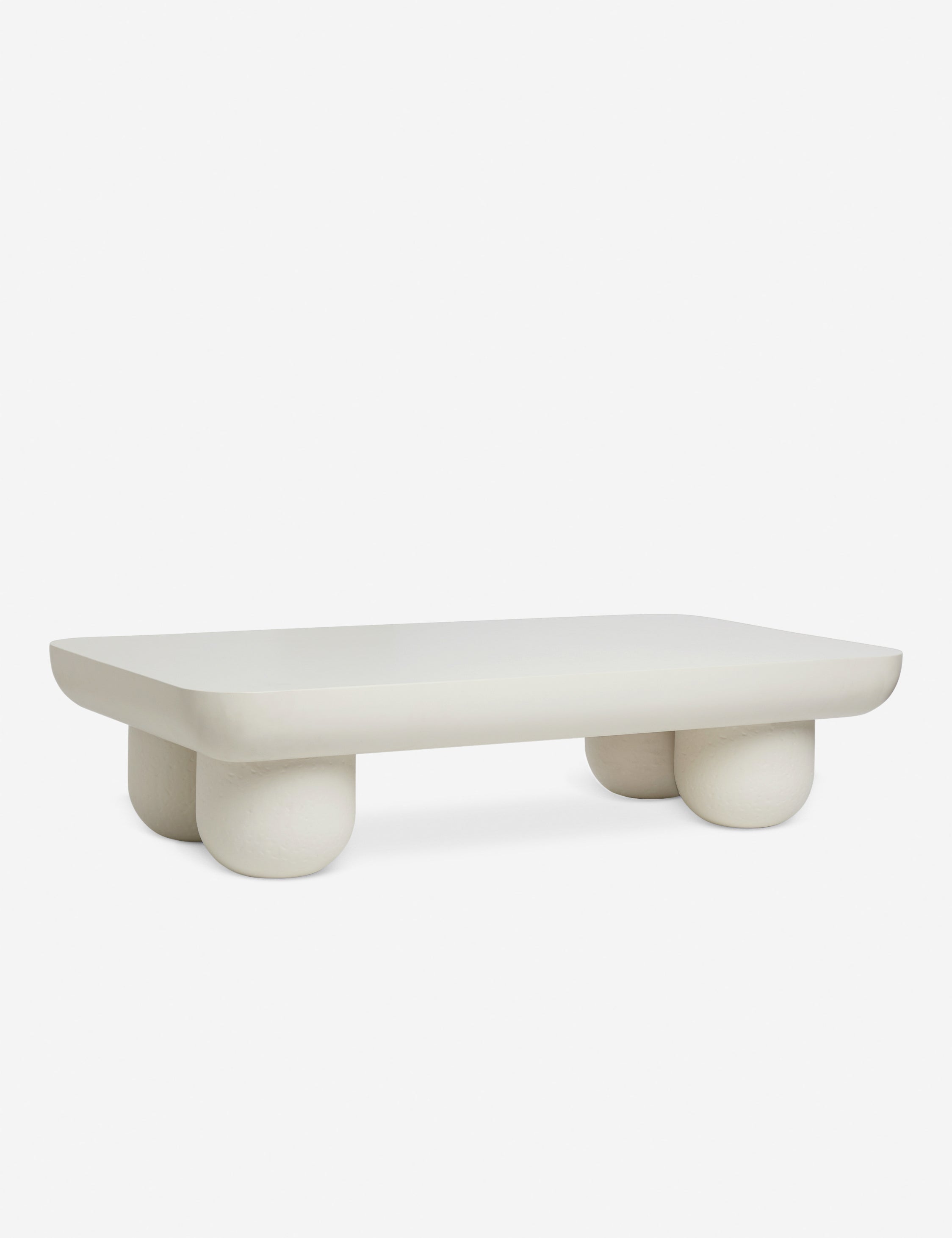 Lulu and Georgia Clouded Rectangle Coffee Table by Sarah Sherman Samuel