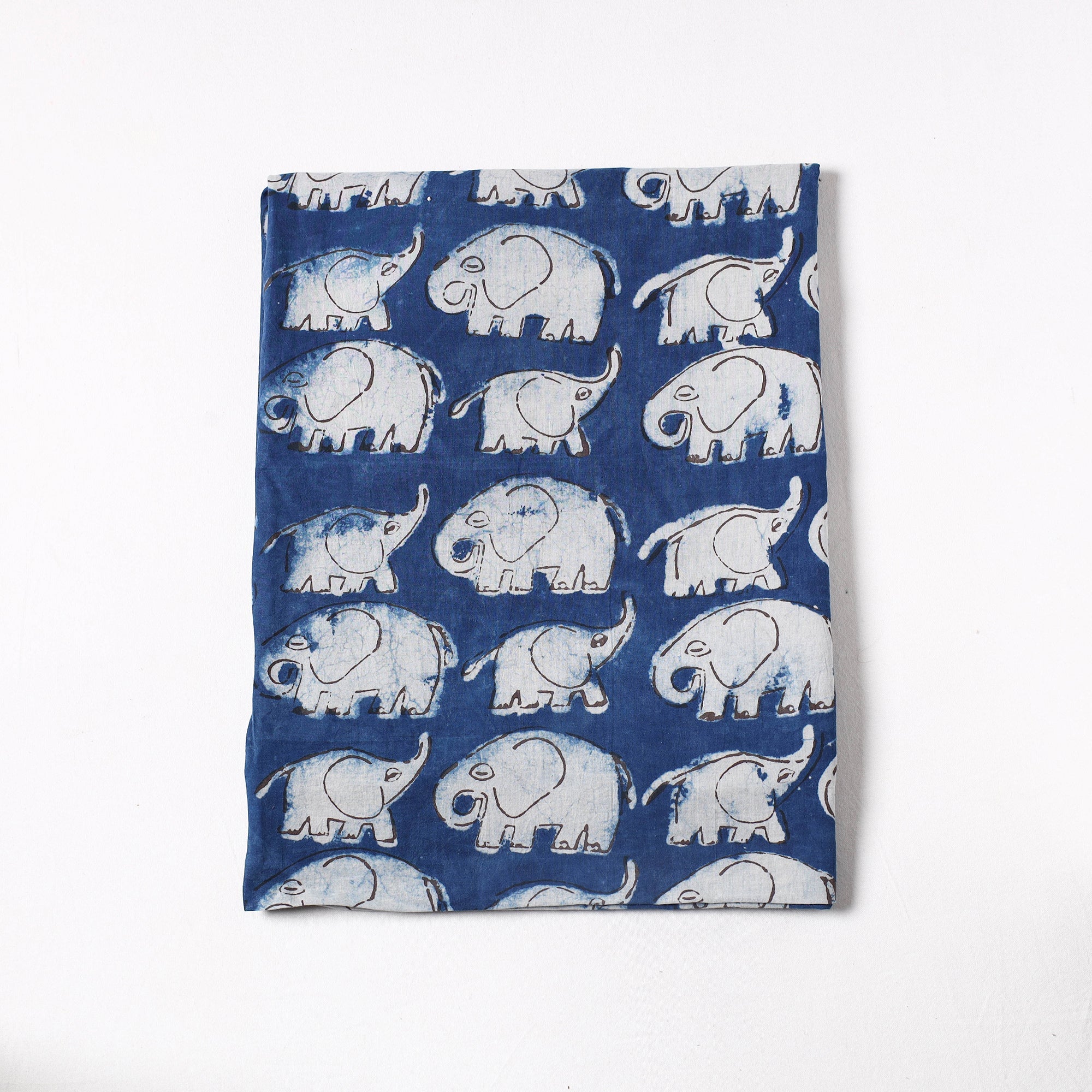 BINDAAS UNLIMITED Bindaas Block Printed Cotton Precut Fabric (1.45 meter) 08