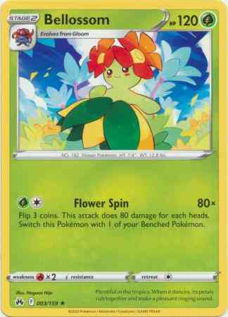Rare swsh125-003 non-holo – Pokémon Bellossom - 003/159 - Rare [swsh125-003] [Non-Holo]
