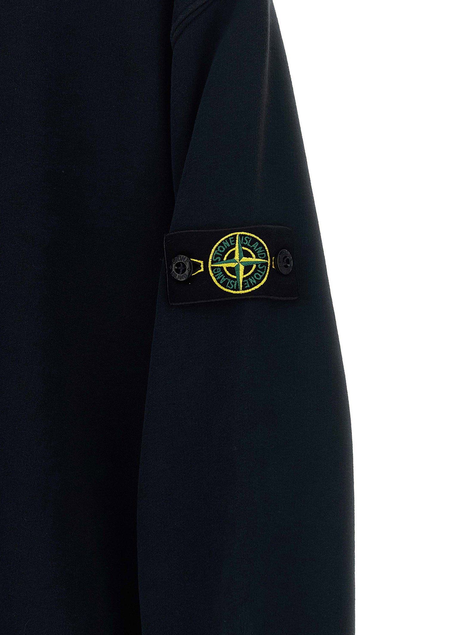 Stone Island Junior Badge Logo Sweatshirt – 100% cotton - view 3