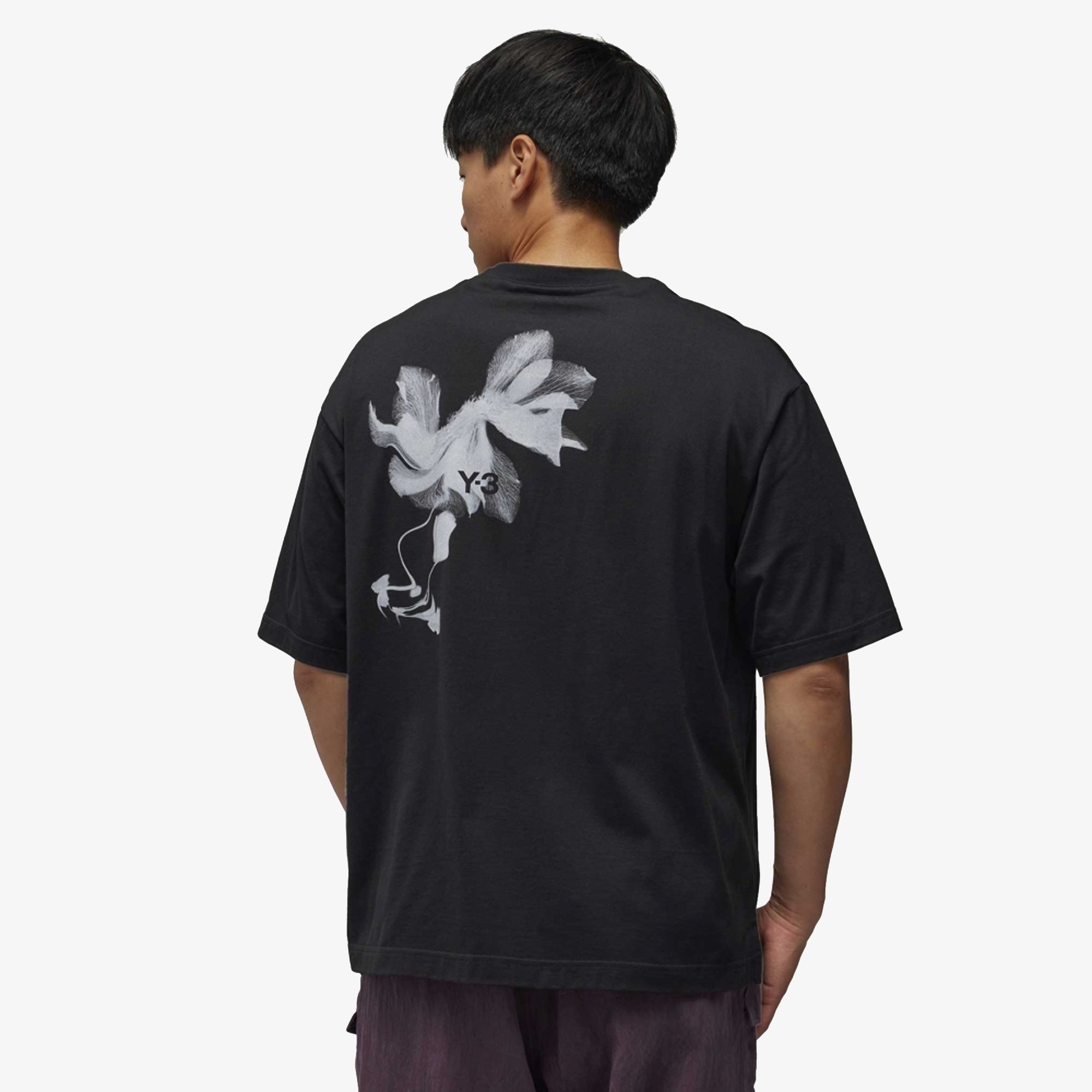 Y-3 | Graphic Short Sleeve Tee { Black - view 2