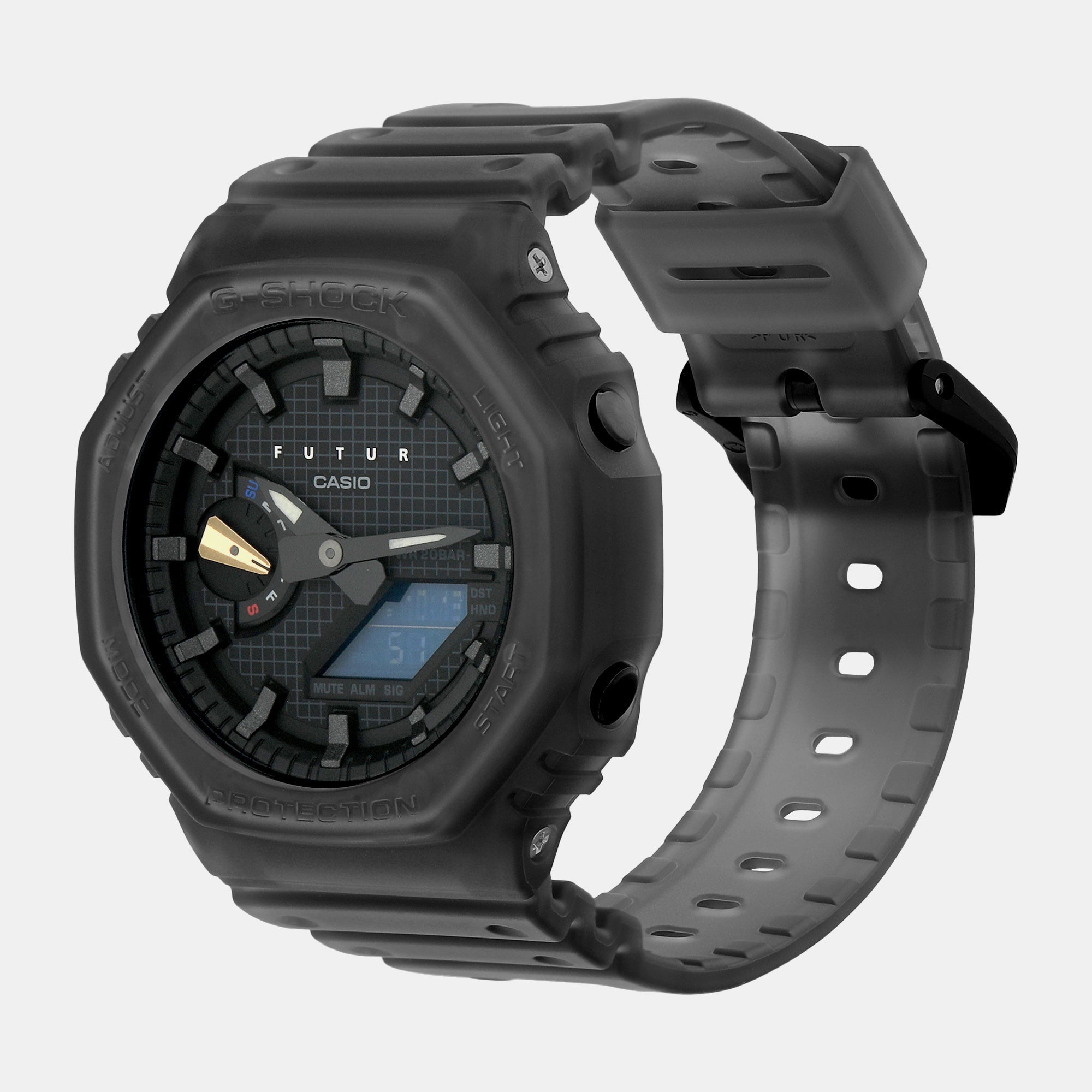 Casio G-Shock Men Quartz Black Dial Analog-Digital Resin Watch G1385 - view 2