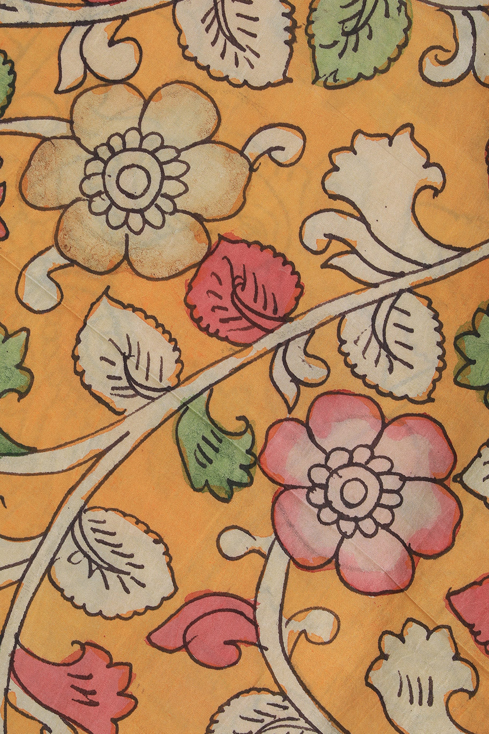 Kalanjali Kanchi Silk Kalamkari Dupatta - view 2