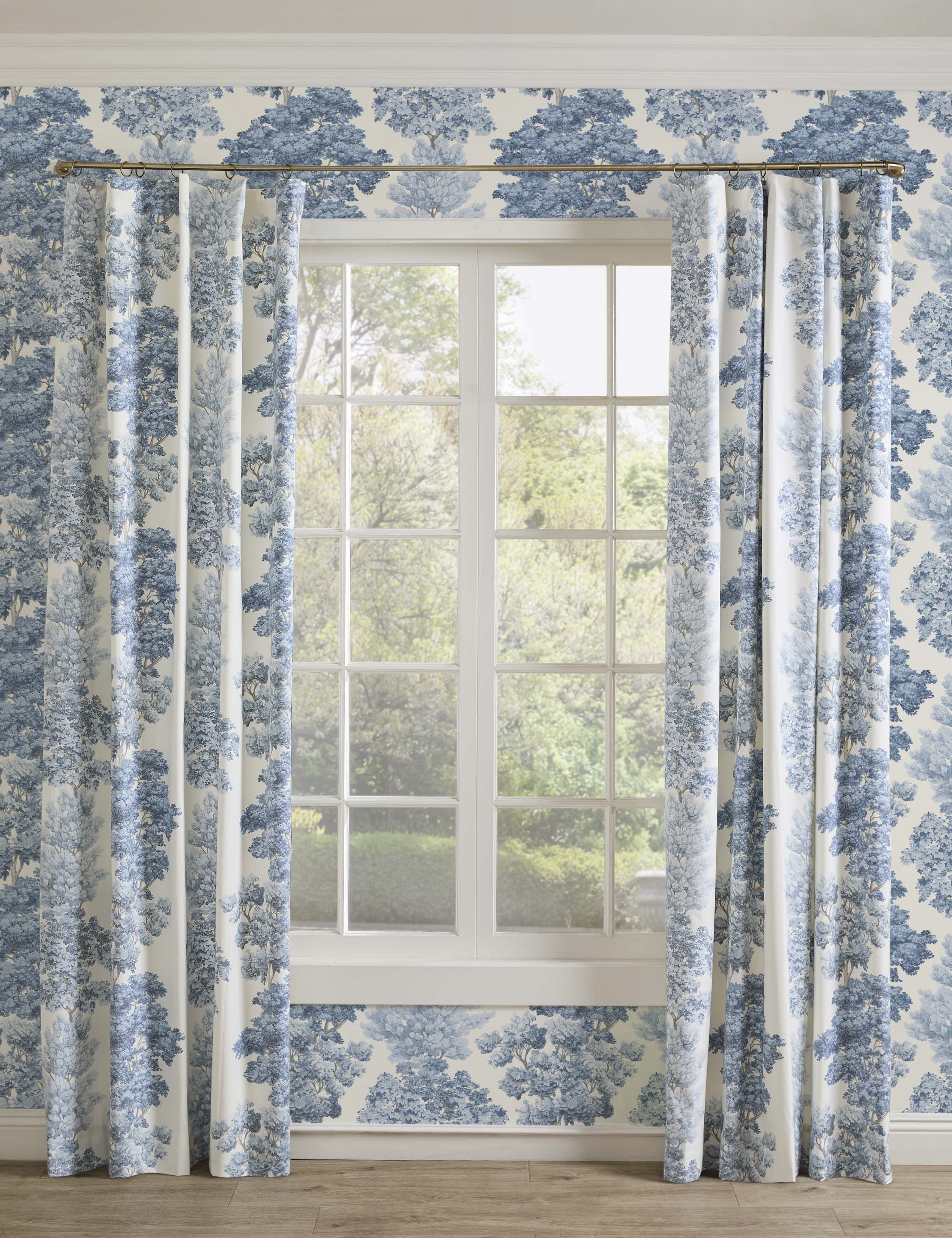 Lulu and Georgia Central Park Curtain Panel by Scalamandre - view 5