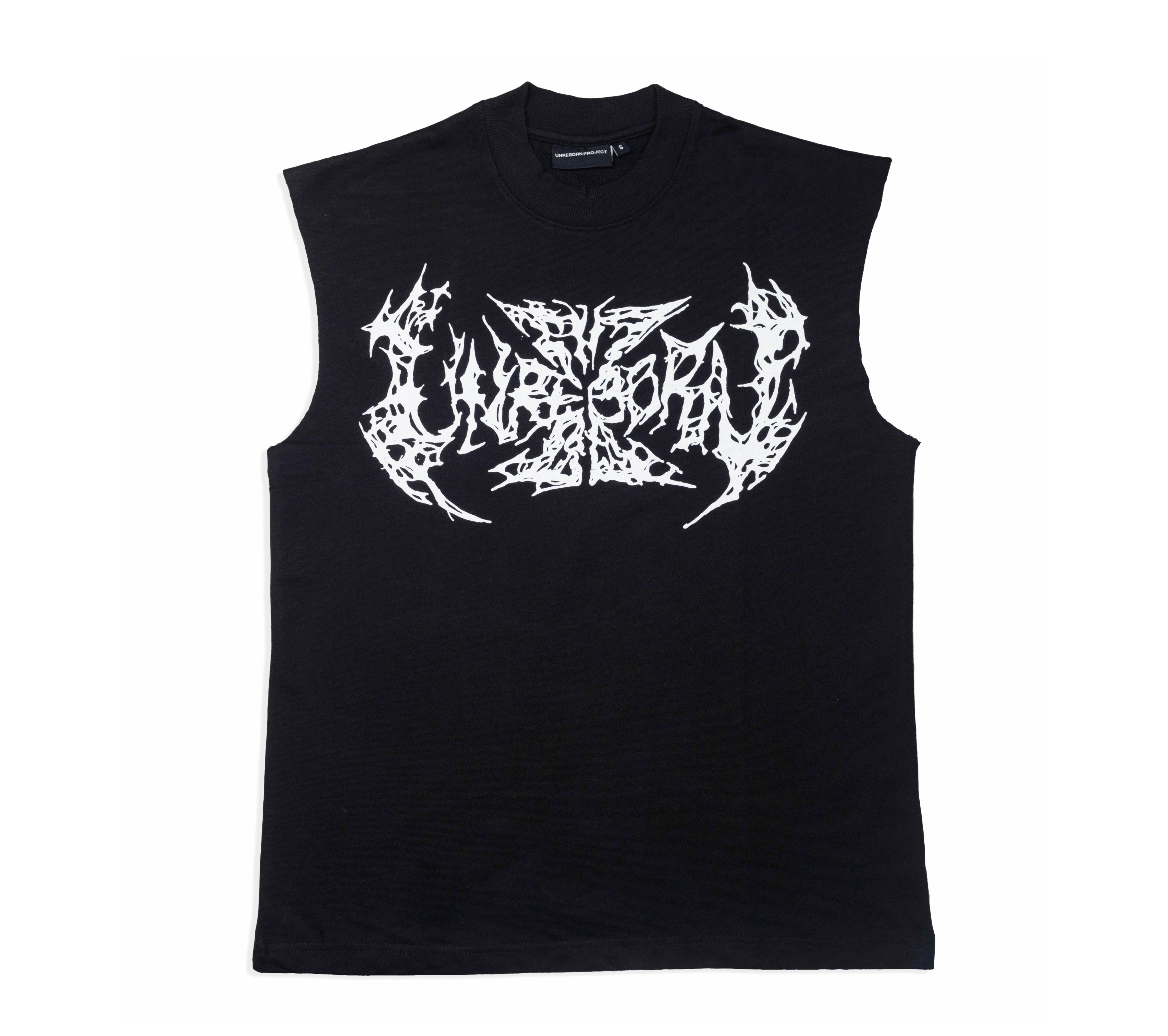 Unreborn Project Hardcore Metal Logo - Black Tank