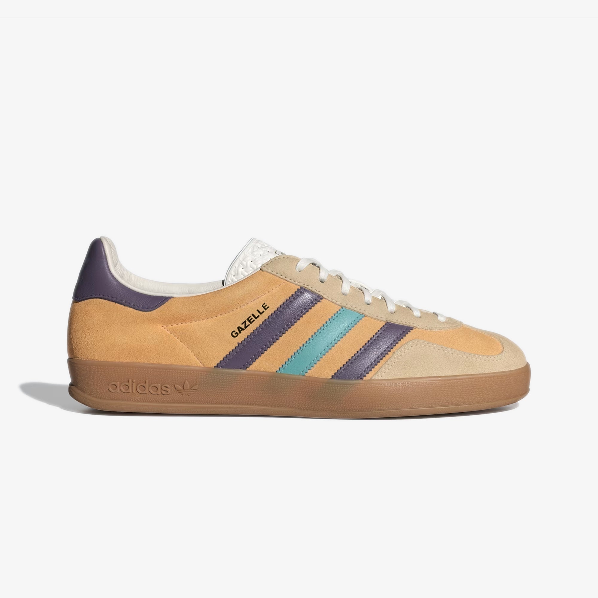 Gazelle indoor glow – Adidas Originals | GAZELLE INDOOR { GLOW ORANGE/VIOLET/OFF WHITE