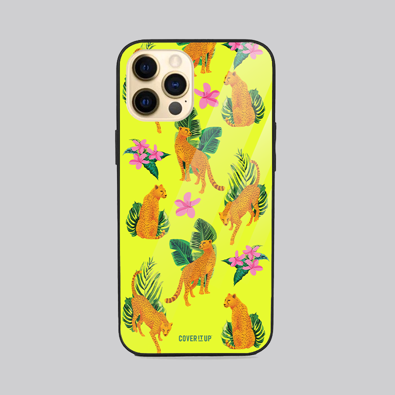 Design Phone Cases Cheetah Wild Life Glass Case