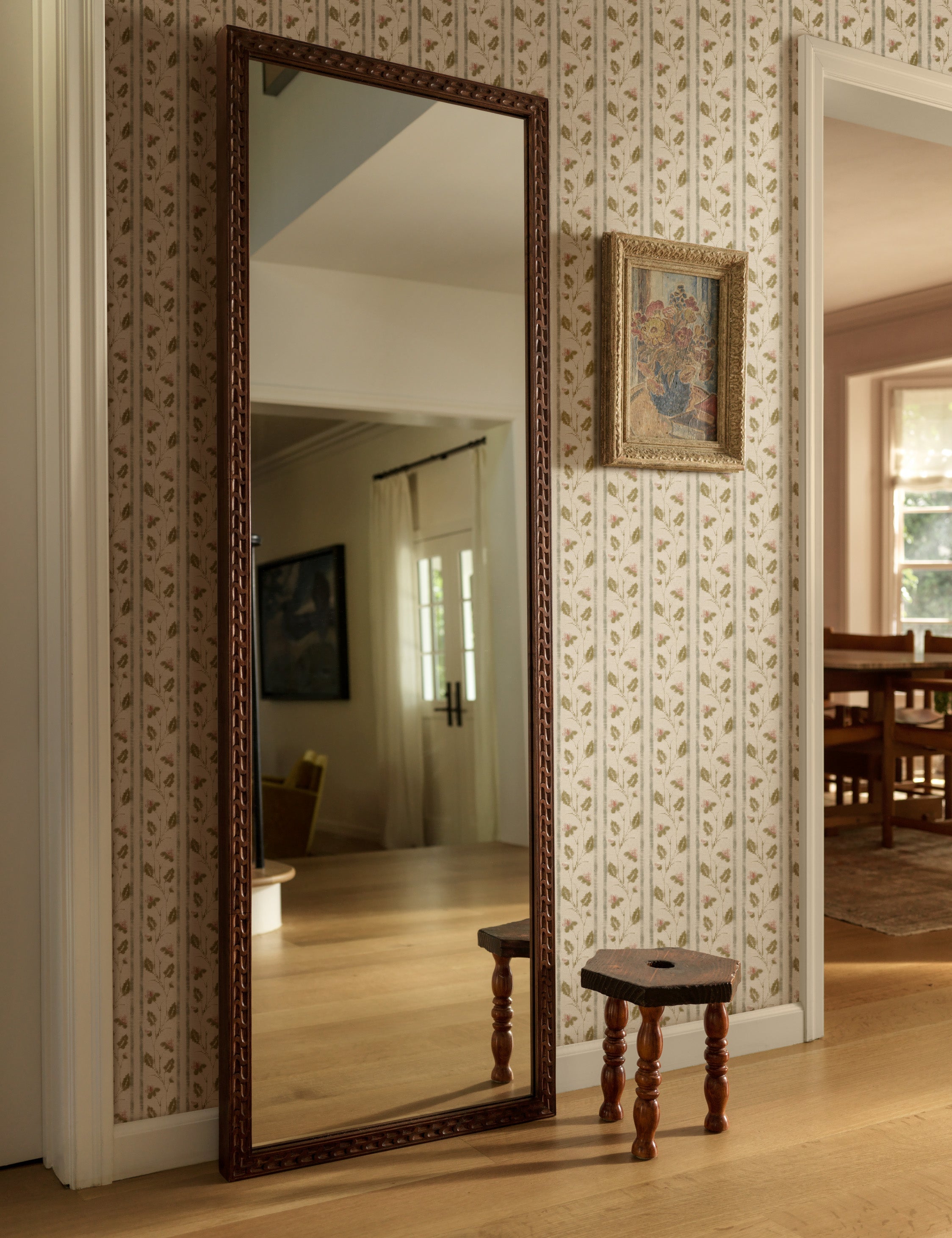 Lulu and Georgia Mayla Grasscloth Wallpaper by Heidi Caillier - view 2