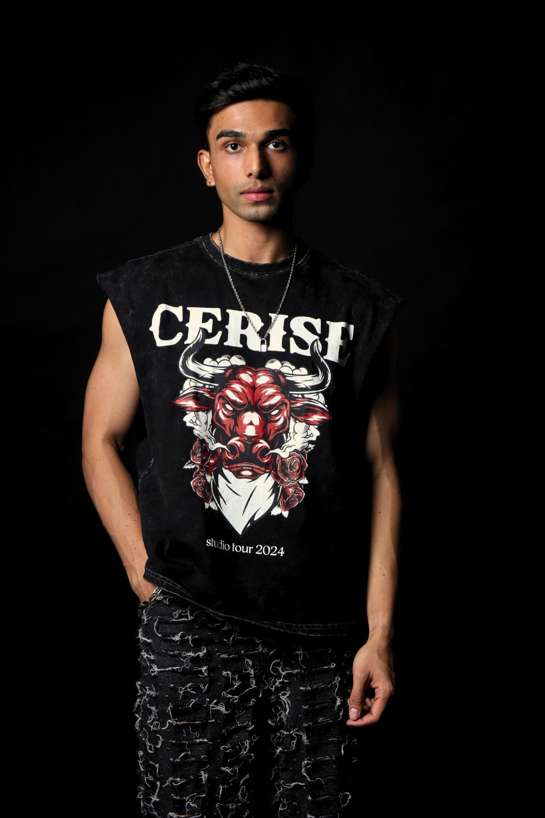 Cerise Clothing Bull Muscle Tee - view 7