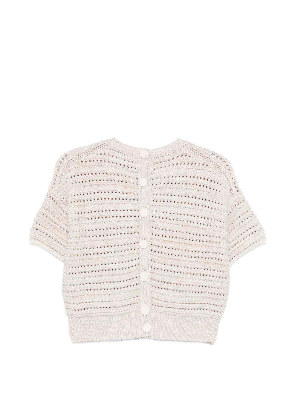 Emporio Armani Cotton open-knit cardigan - view 2