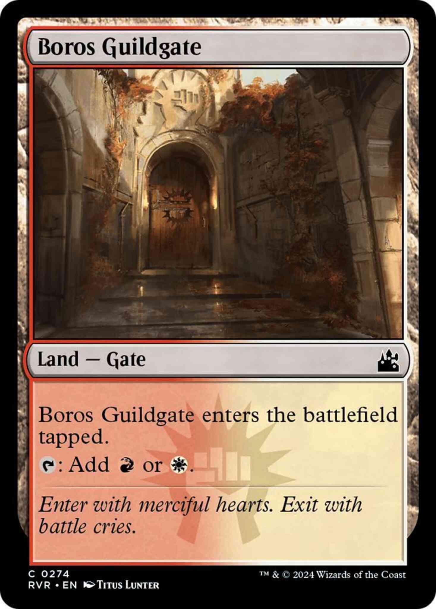 Boros guildgate 274 – Magic Boros Guildgate [274] [Ravnica Remastered] [Non-Foil]