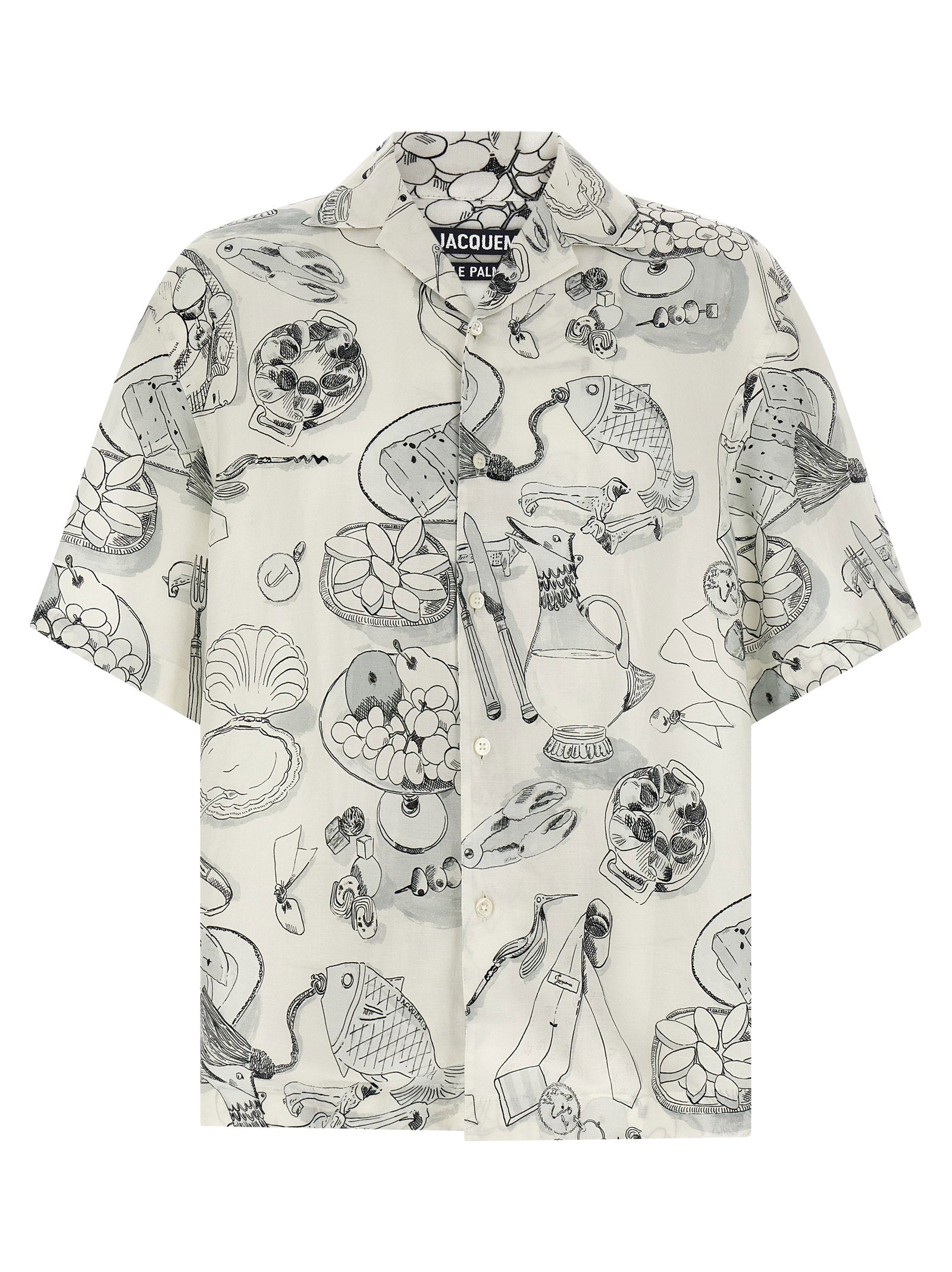 Jacquemus La Chemise Cocktail Shirt – 69% viscose 31% linen