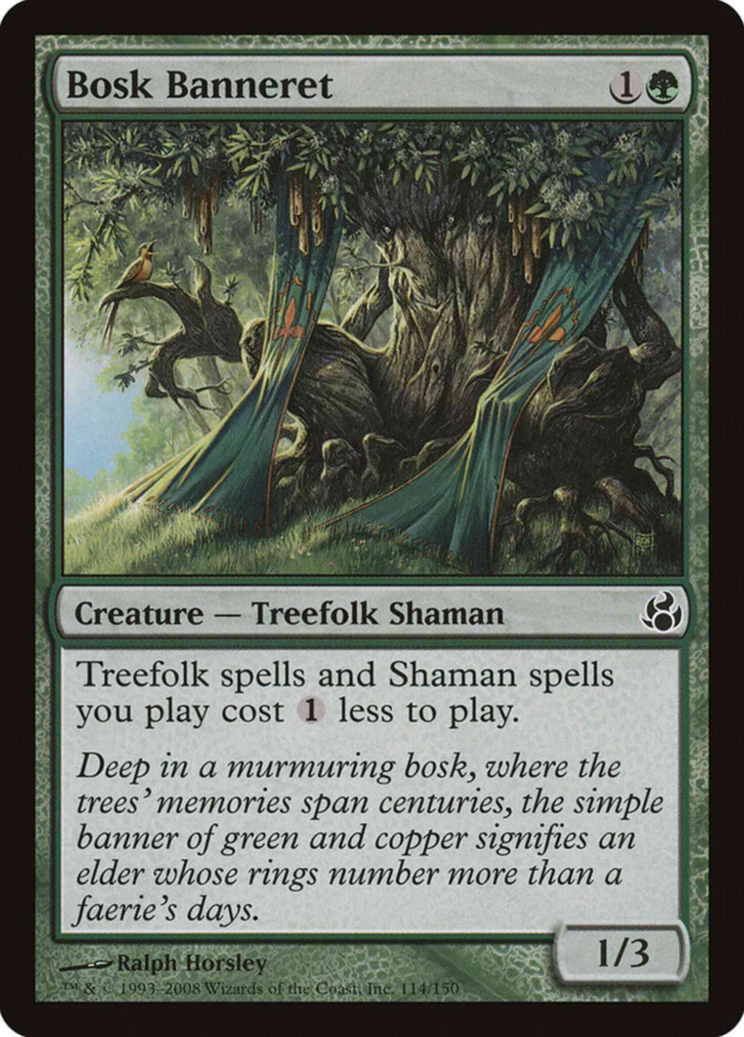 Bosk banneret 114 – Magic Bosk Banneret [114] [Morningtide] [Non-Foil]