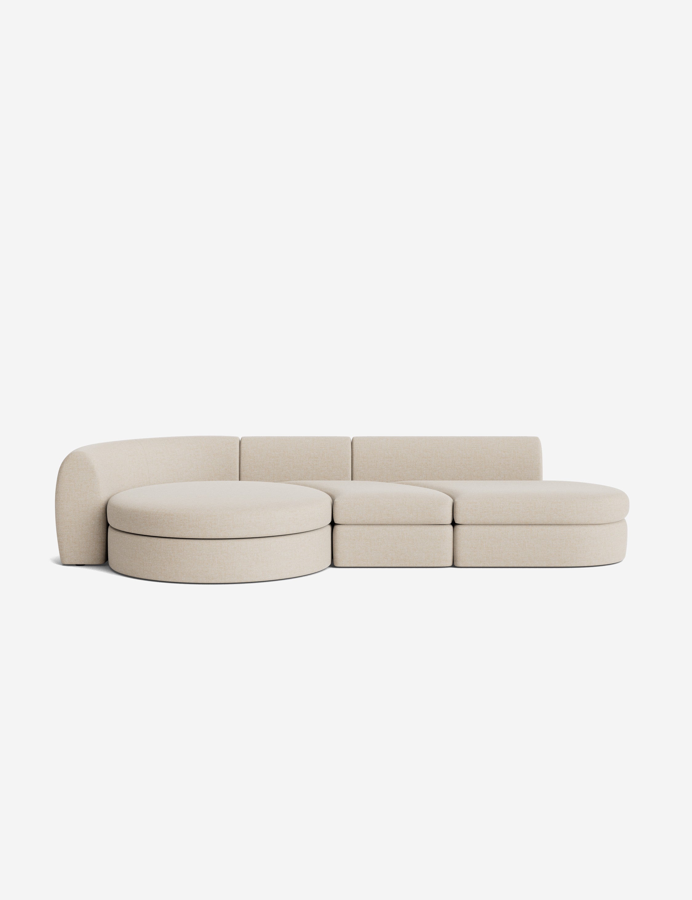 Lulu and Georgia Buckley Modular Chaise Sectional Sofa - view 111