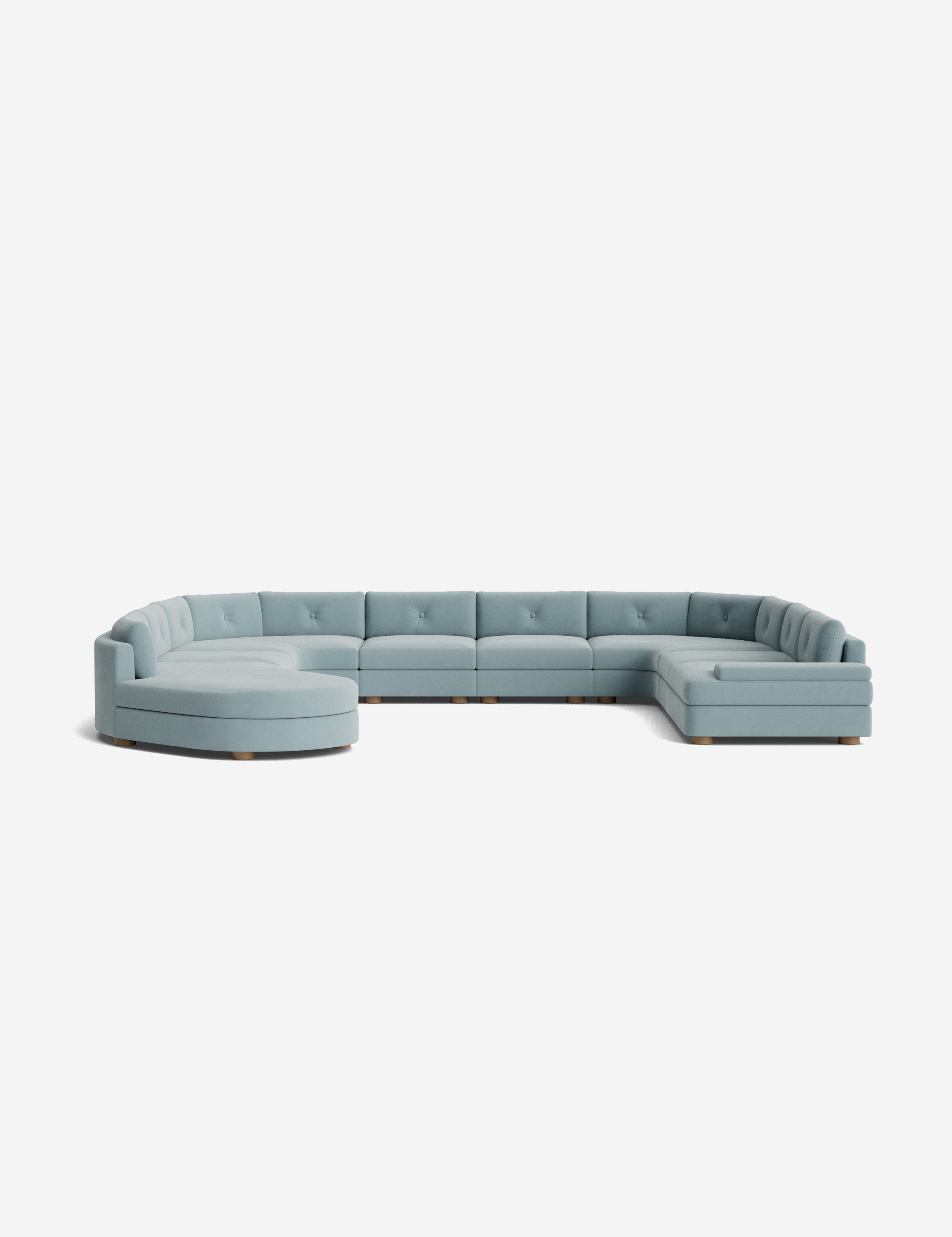 Lulu and Georgia Hill Modular U-Shaped Sectional Sofa - view 19
