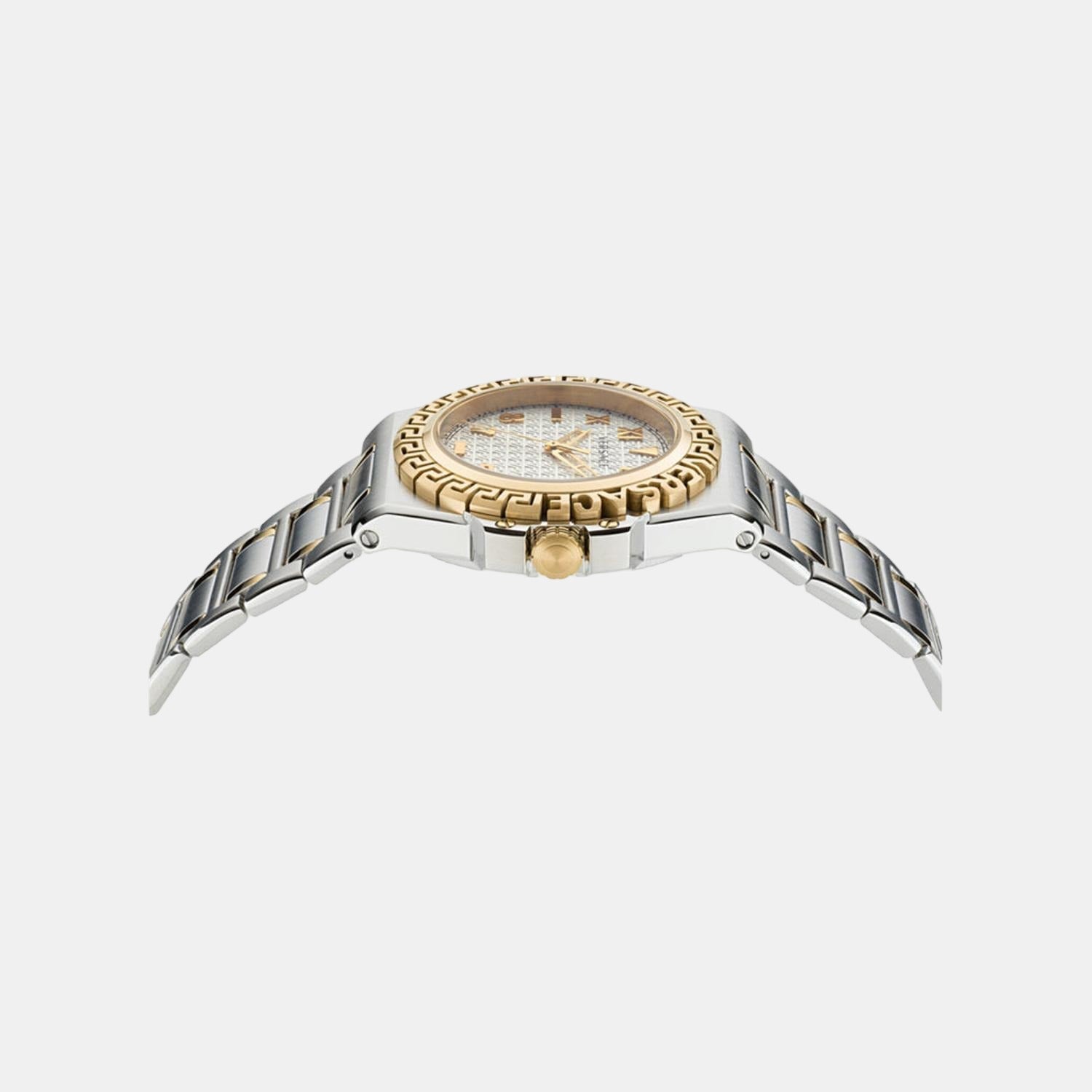 Versace Greca Reaction Men Quartz Silver Dial Analog Stainless Steel Watch VE3I00422 - view 2