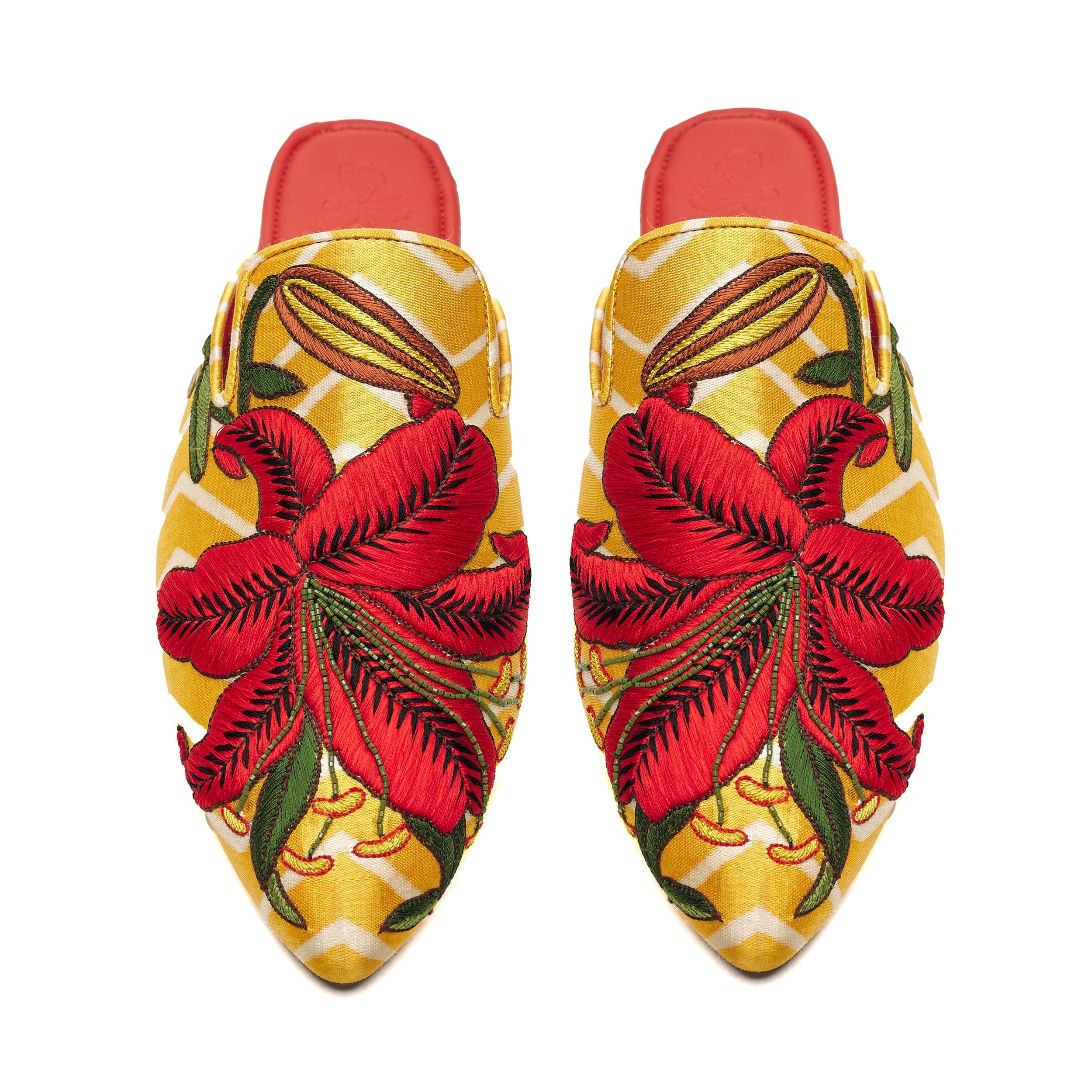 Banjaaran India The Magical Lillies Cone Mules Women