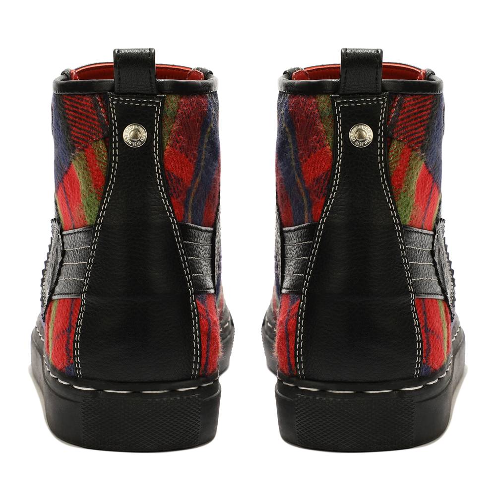 Banjaaran India Red Tartans HighTops for Women (discontinued) - view 4