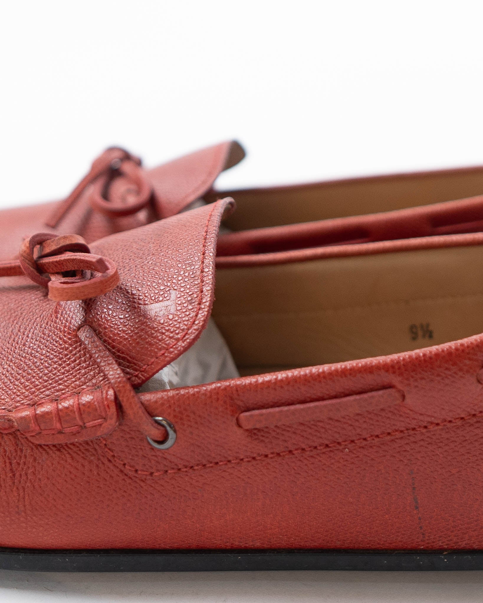 Tods Gommino Slip-On Loafers - Red - view 2