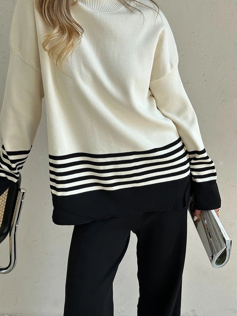 Alamode By Akanksha Ariana Striped Premium Winter Coord Set - Tracksuit - view 10