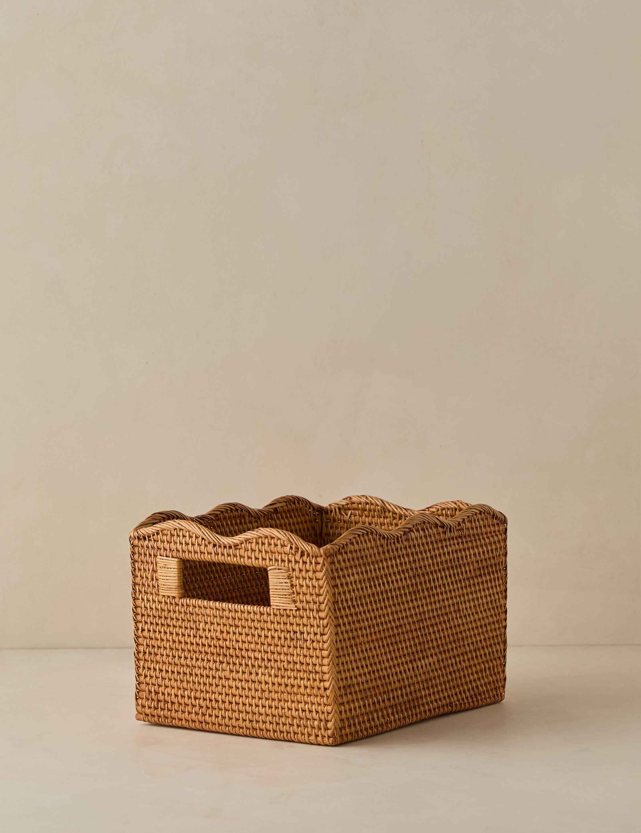 Lulu and Georgia Tyna Rattan Storage Bin - view 9