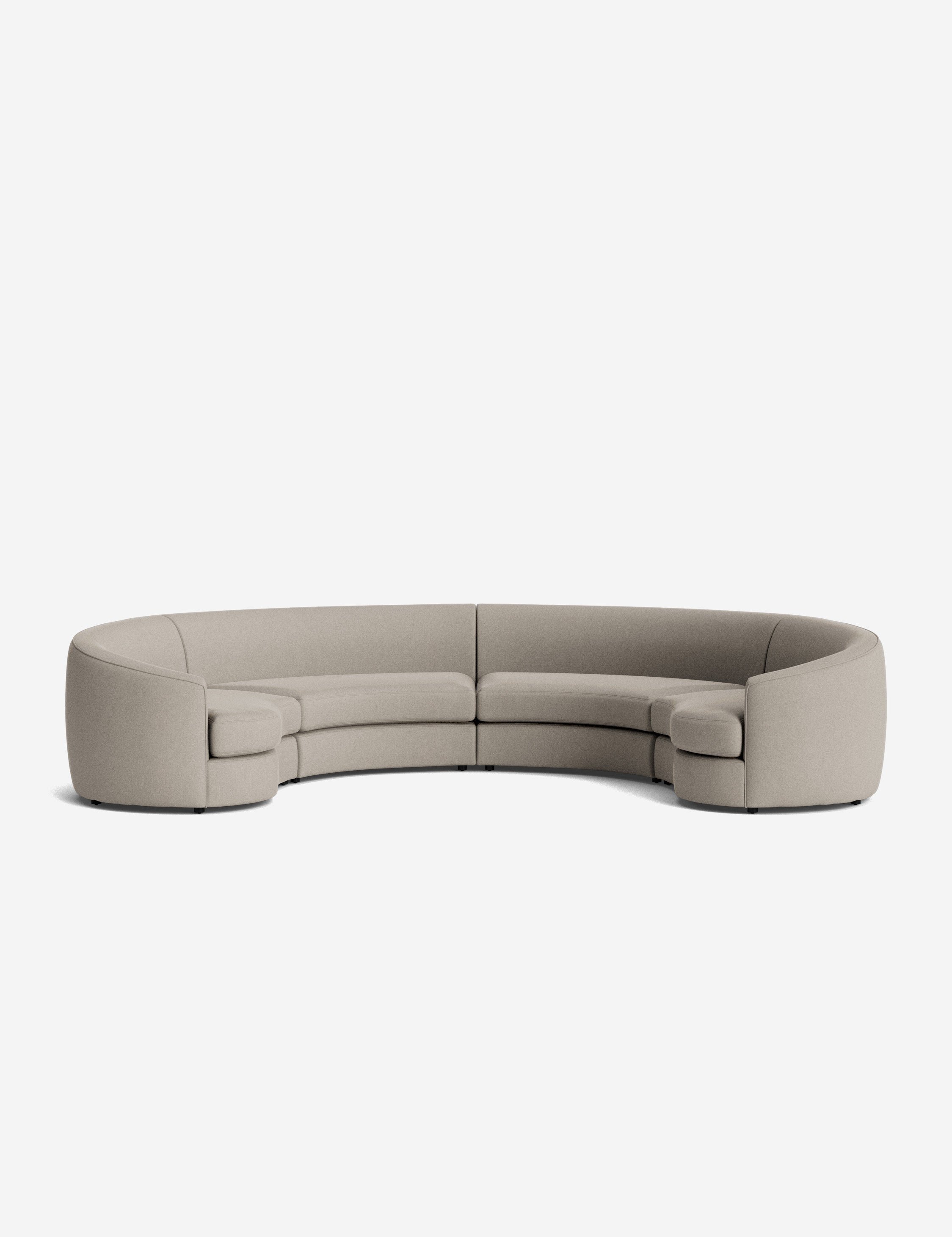Lulu and Georgia Imada Modular Curved Sectional Sofa - view 38