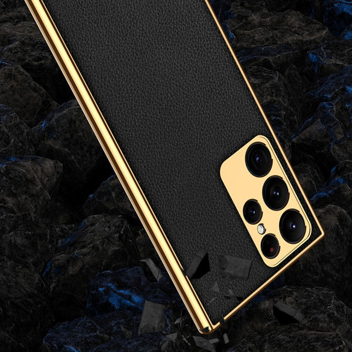 Electroplated Leather Texture Case - Samsung - view 4