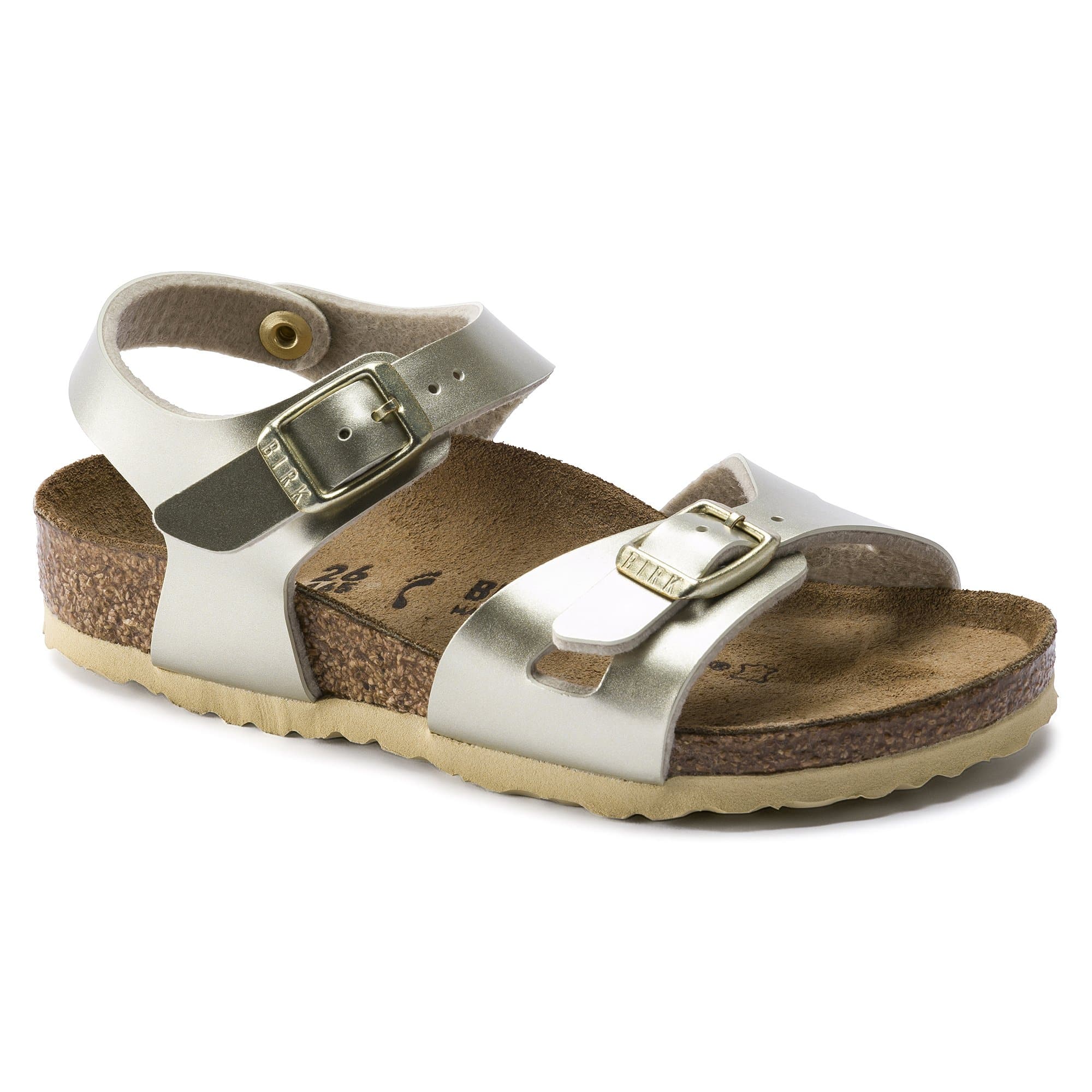 Birkenstock Rio Kids Birko-Flor – Gold Gold/Electric Metallic - view 6