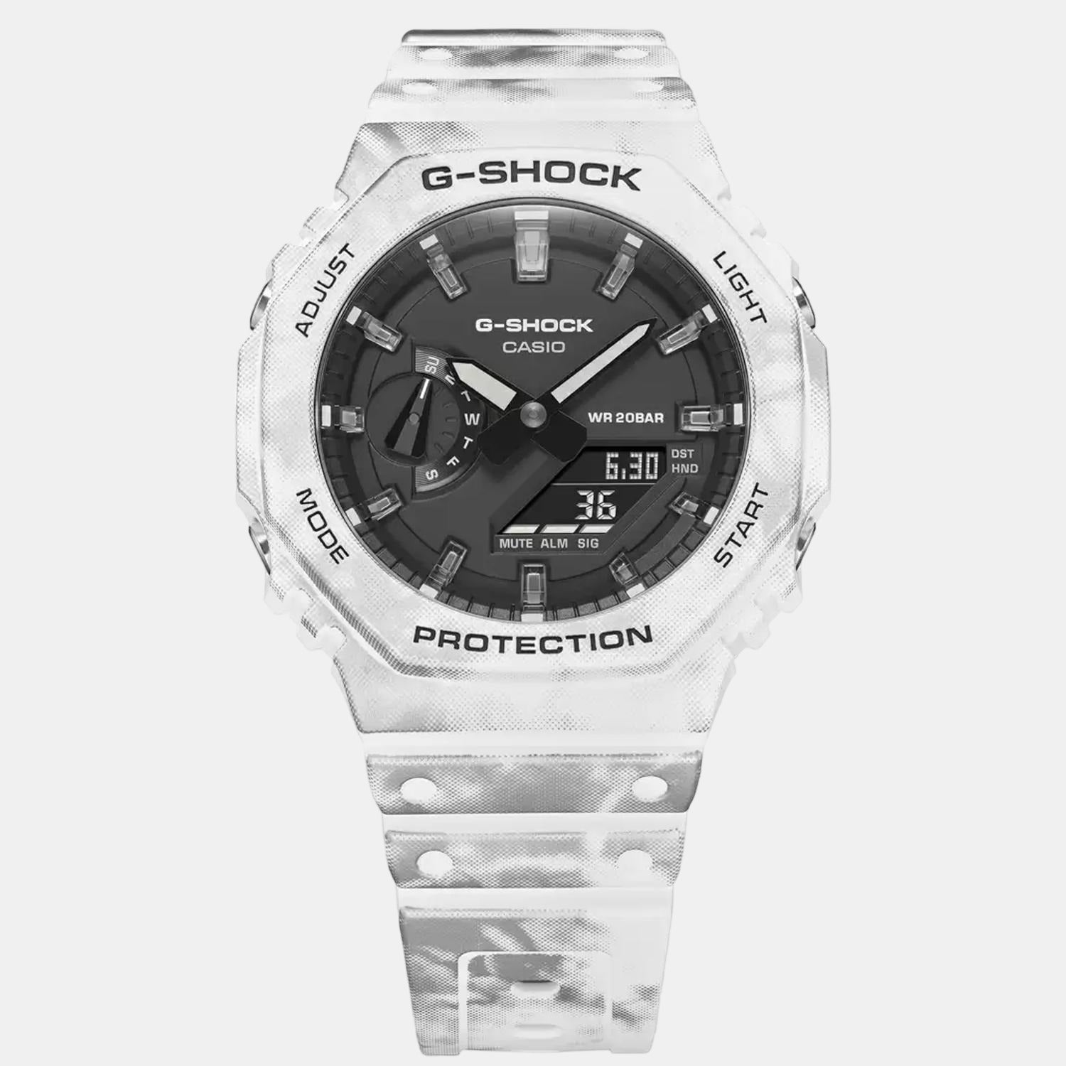 Casio G-Shock Men Quartz Black Dial Analog Resin Watch G1192 - view 2