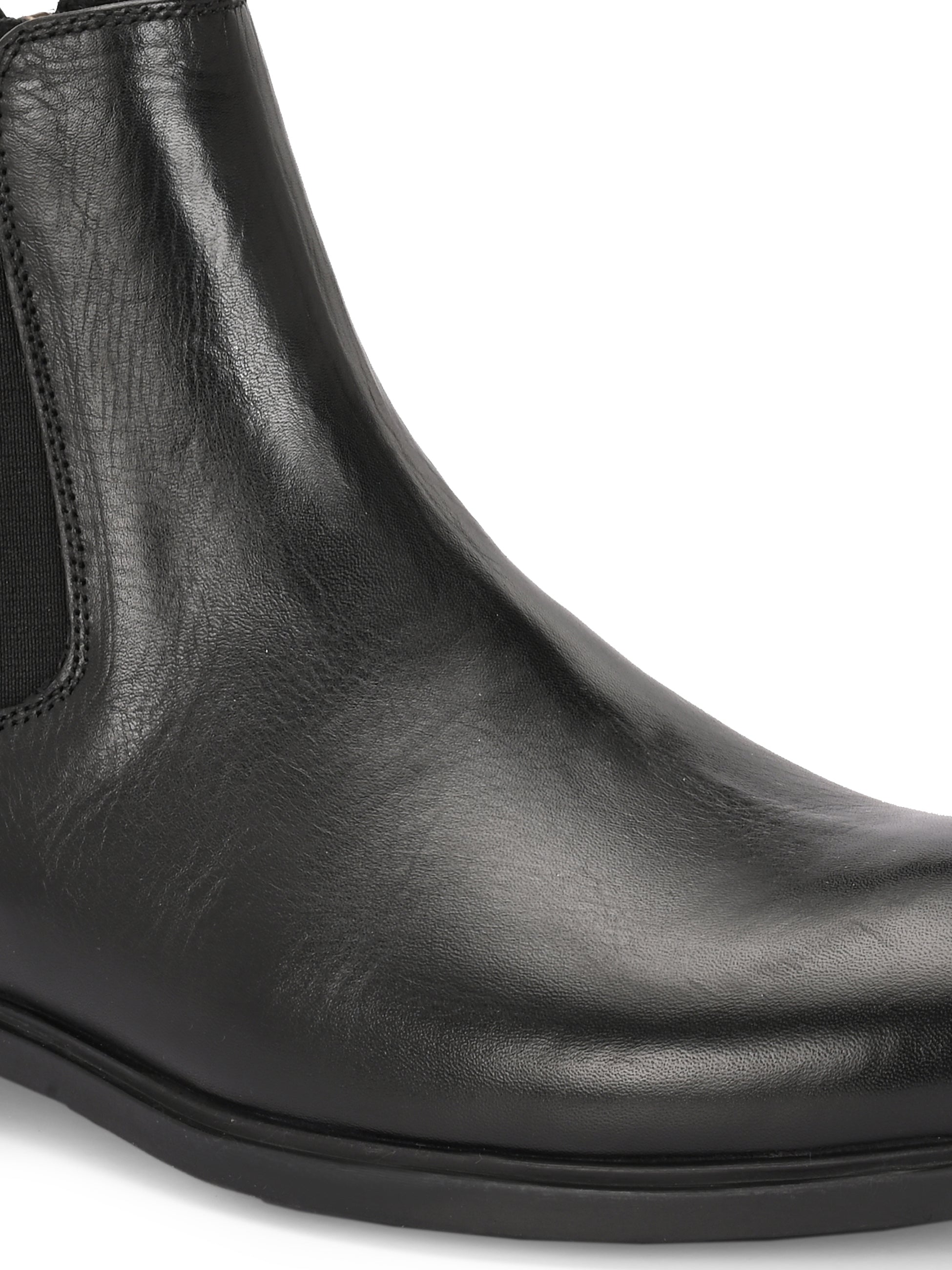 Egoss Shoes Egoss Leather Chelsea Boots For Men - view 6