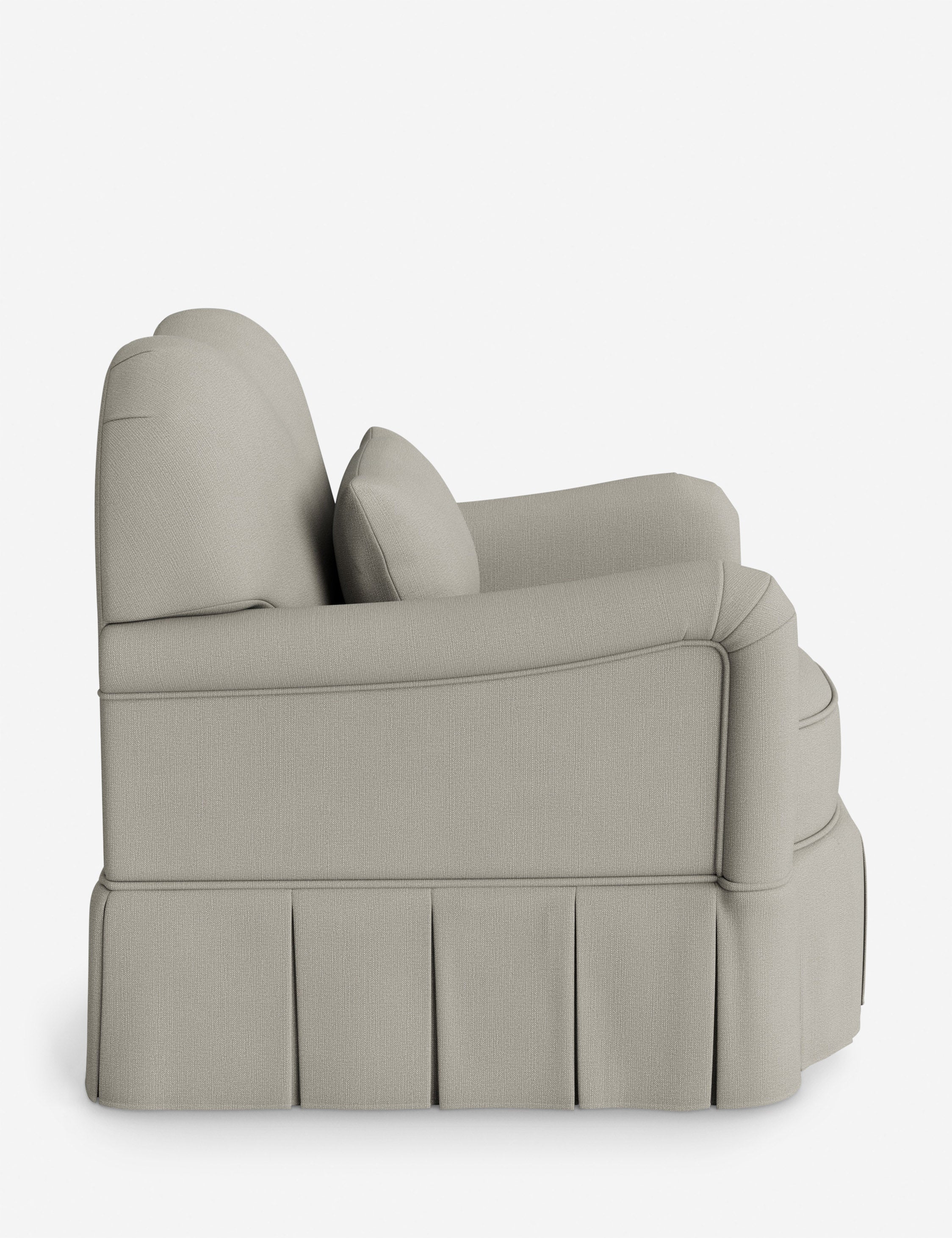 Lulu and Georgia Middleton Skirted Accent Chair by Ginny Macdonald - view 206
