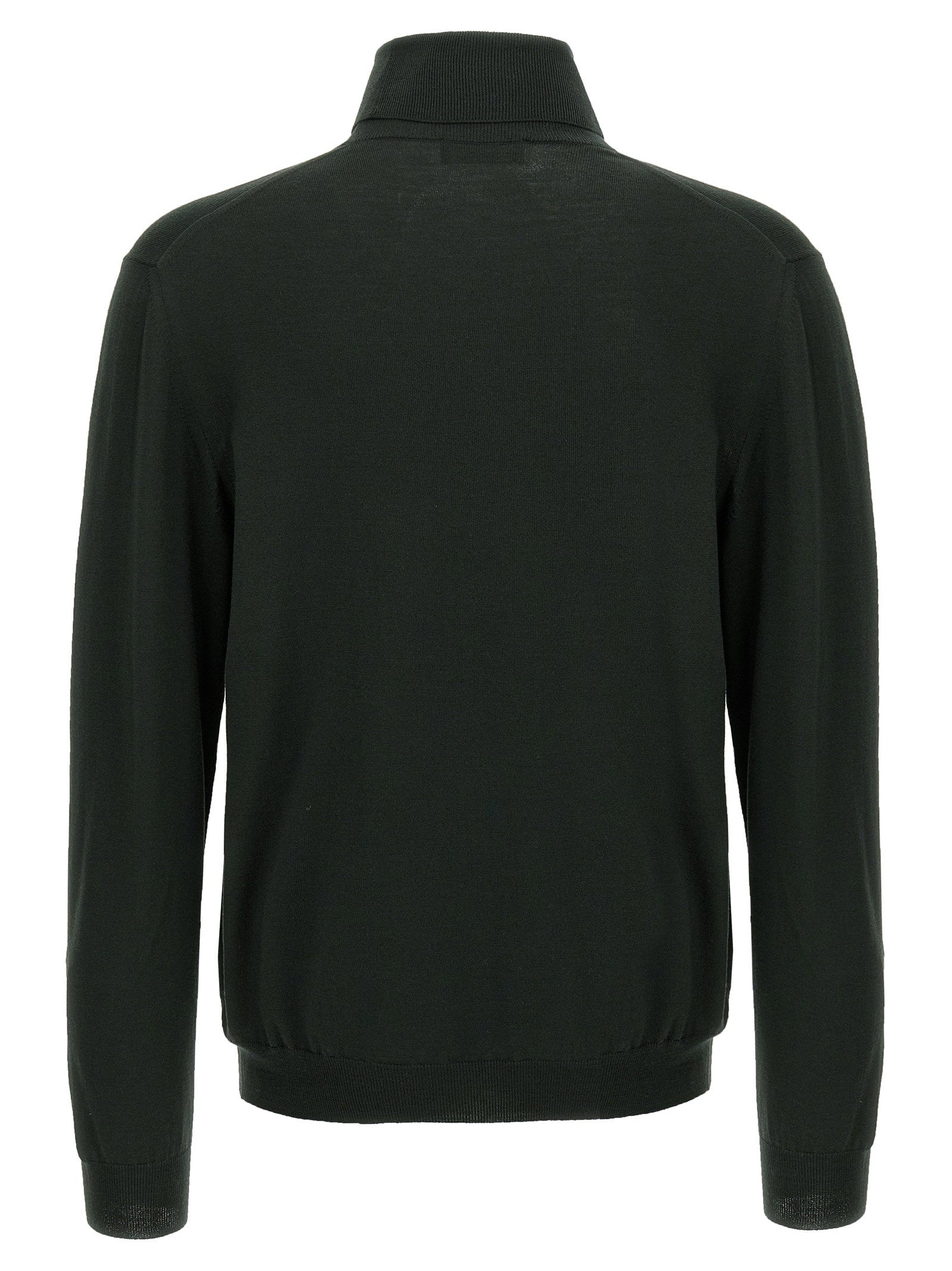 Zanone Wool Turtleneck Sweater - view 2