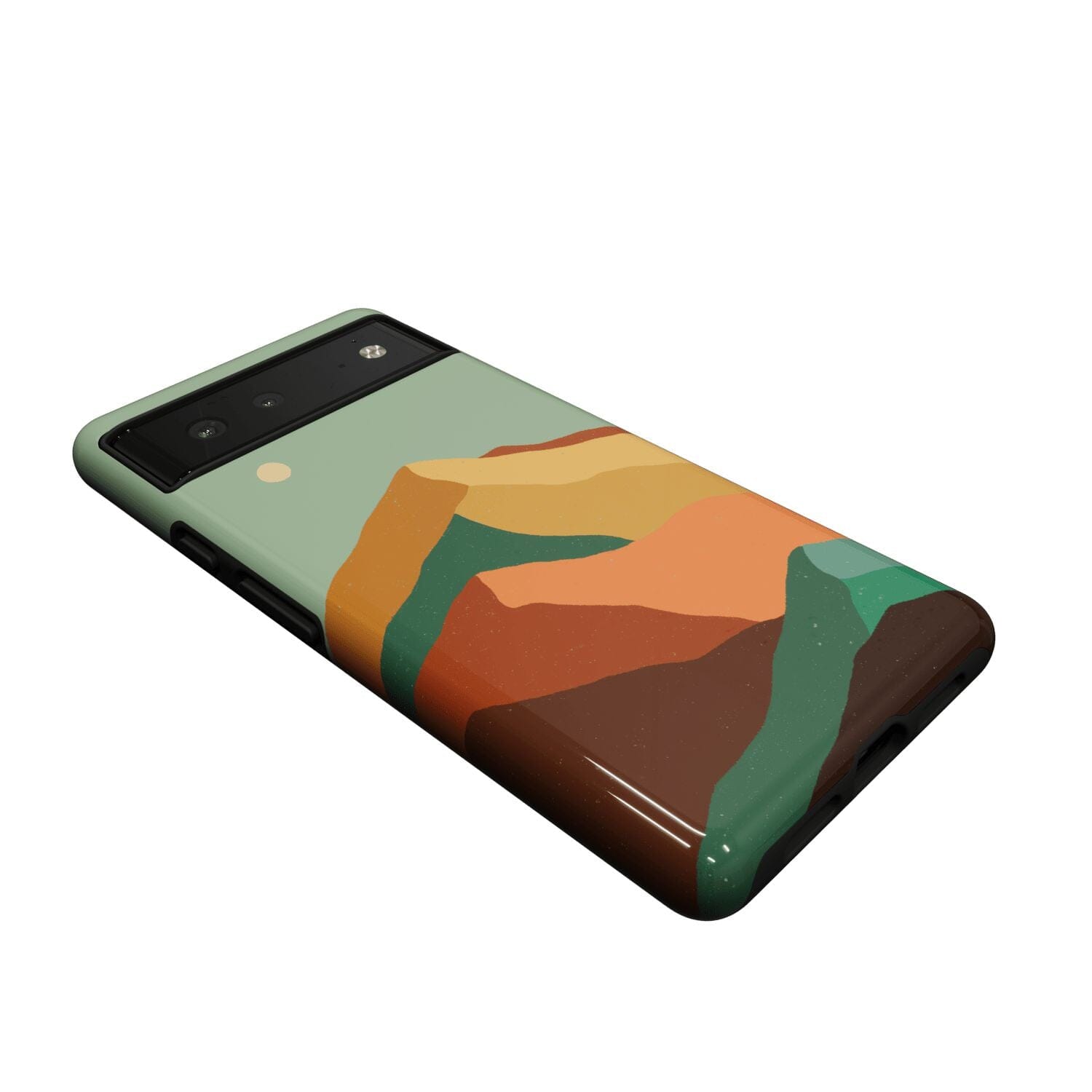 Casetry Endless Peaks | Colorblock Mountain Google Pixel Case - view 2