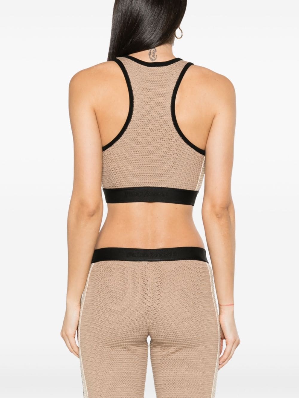 Palm Angels Knitted cropped top - view 2