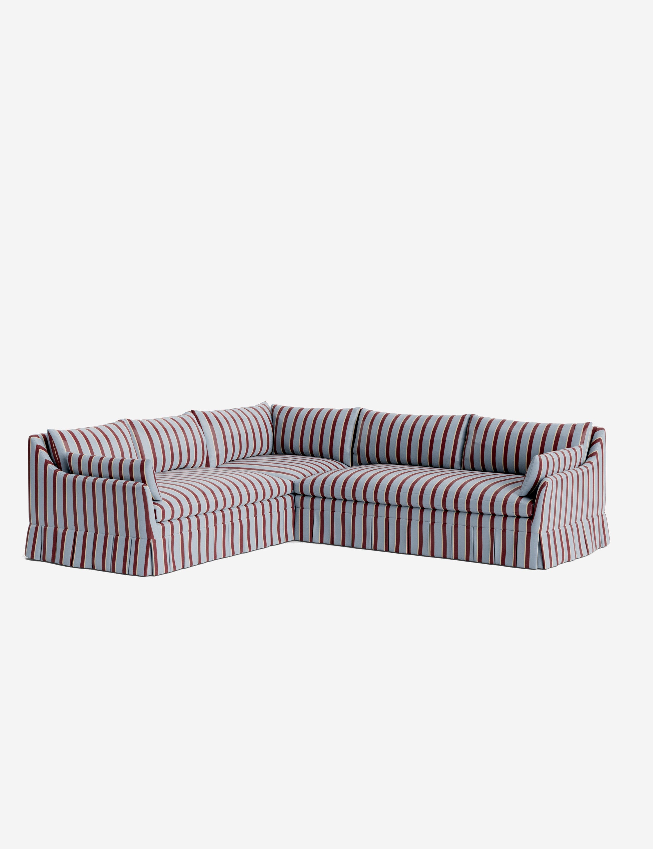 Lulu and Georgia Portola Luxe Depth Pleated Corner Sectional Sofa - view 65