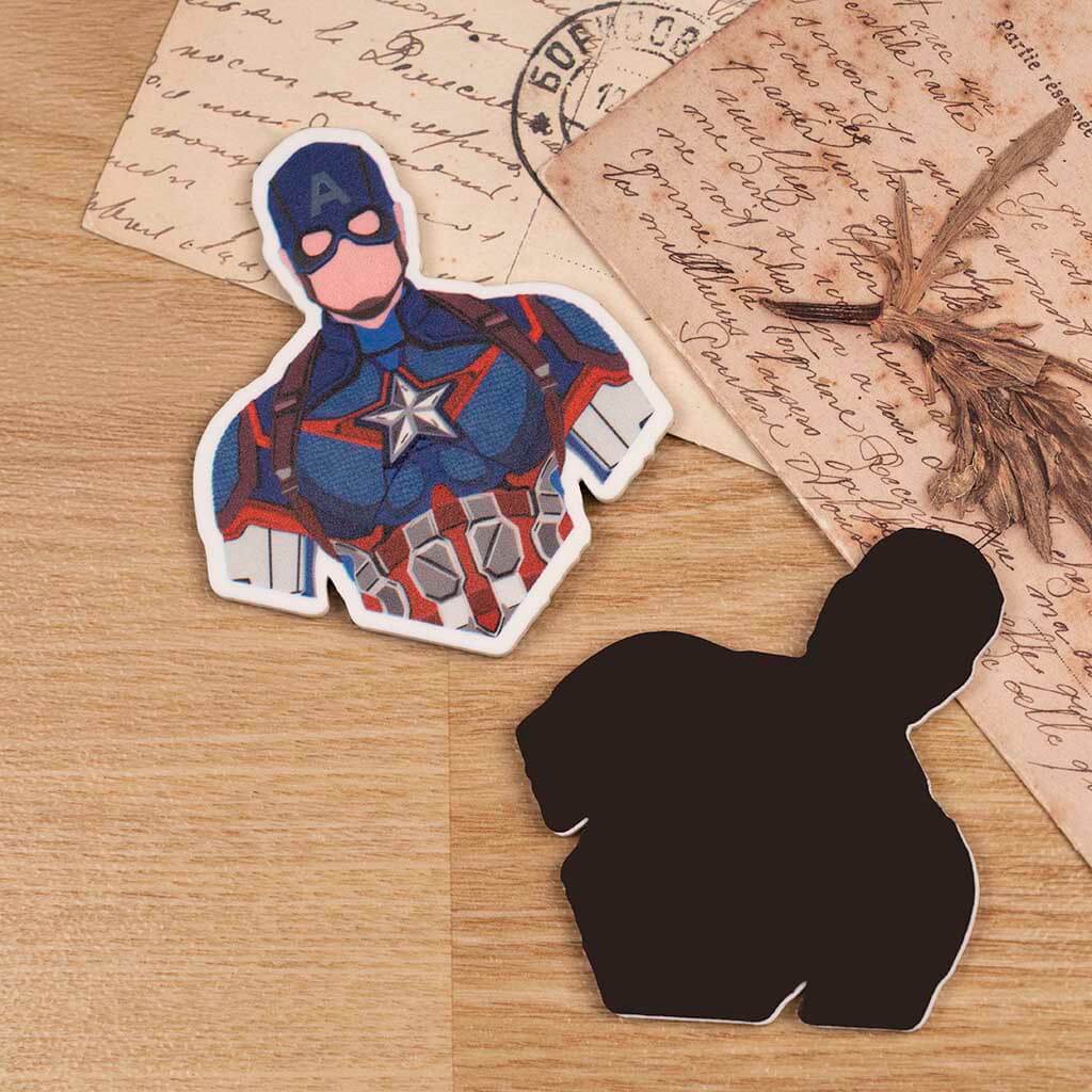 Bigsmall_cc Captain America Fridge Magnet - view 2