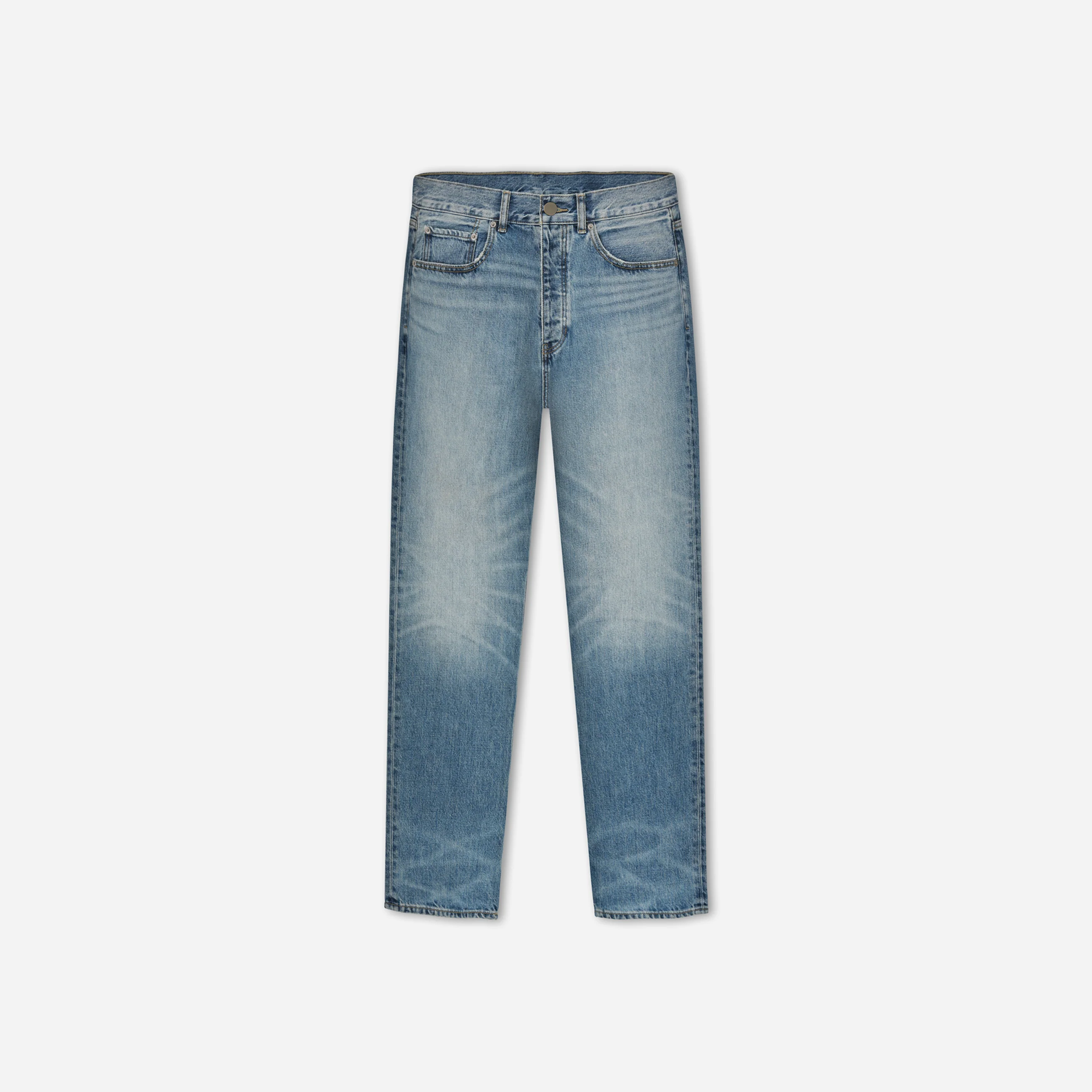 Fear Of God Essentials SS25 Denim 5-Pocket Jeans- Classic Blue