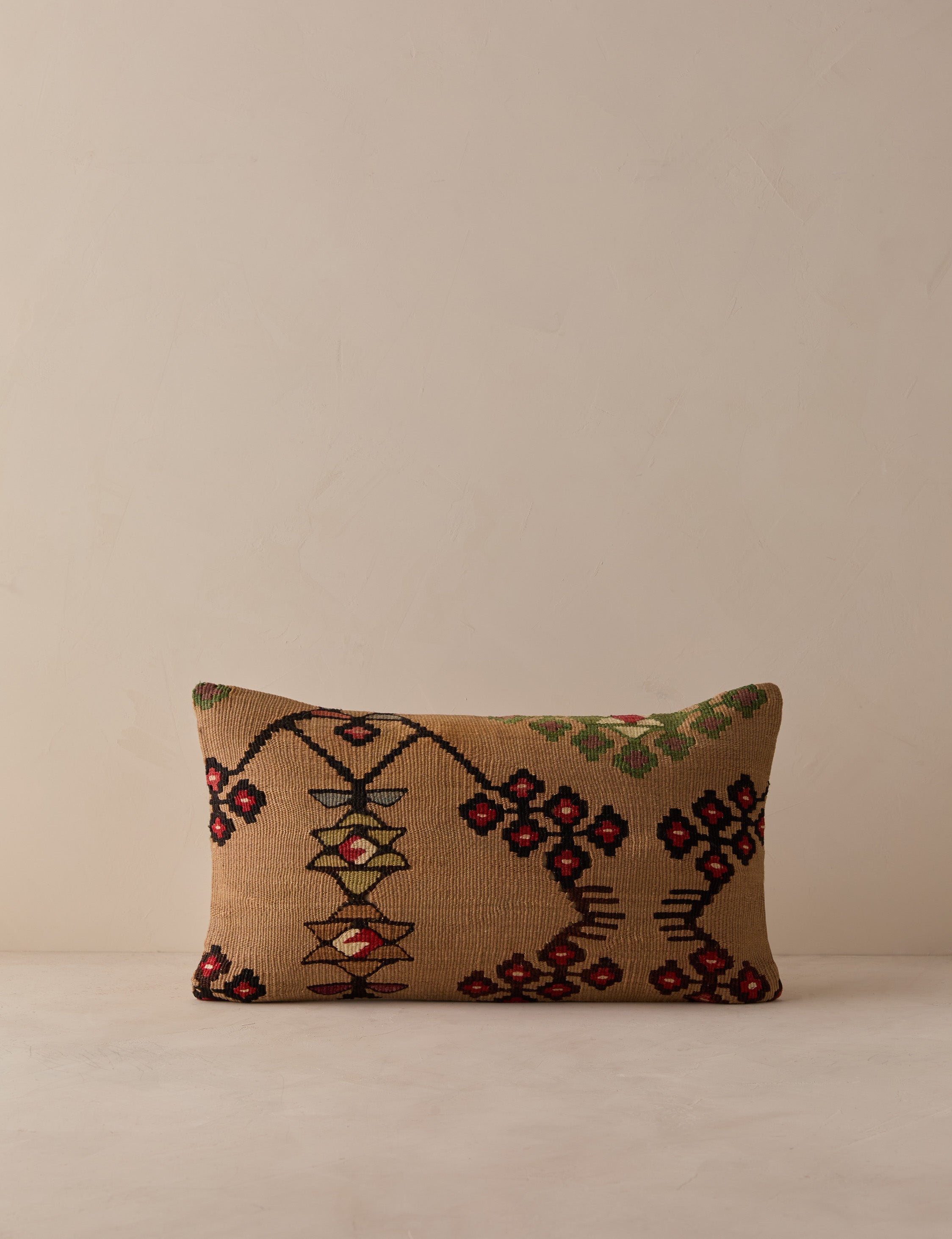 Lulu and Georgia Vintage Lumbar Pillow No. 343, 12" x 20"