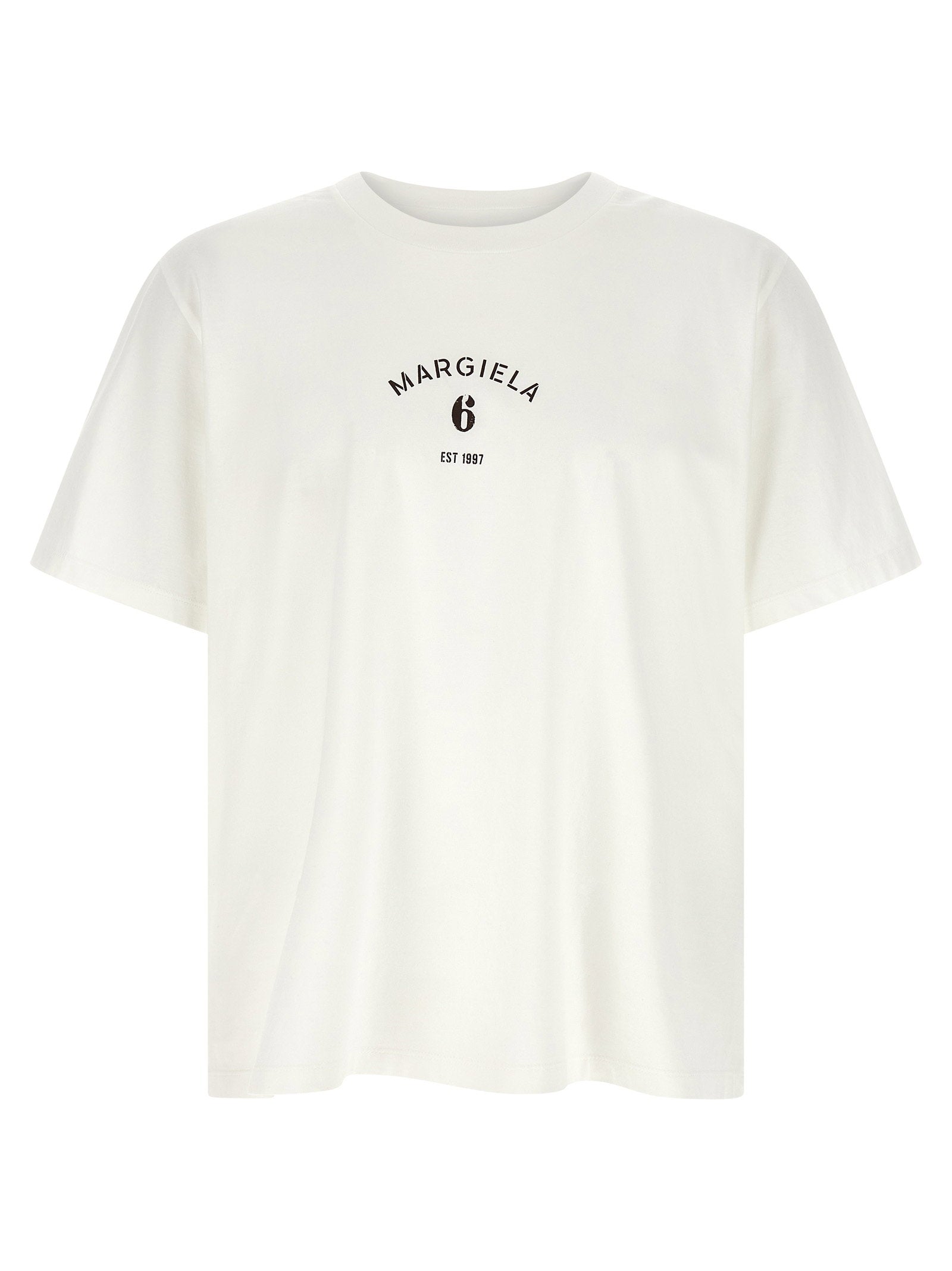 Mm6 Maison Margiela Printed T-shirt – 100% cotton