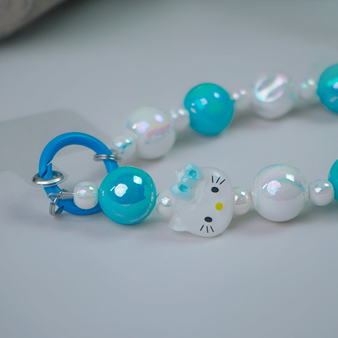 Peeperly Cute Pearl Bead Kitty Phone Charm – No Color - view 5