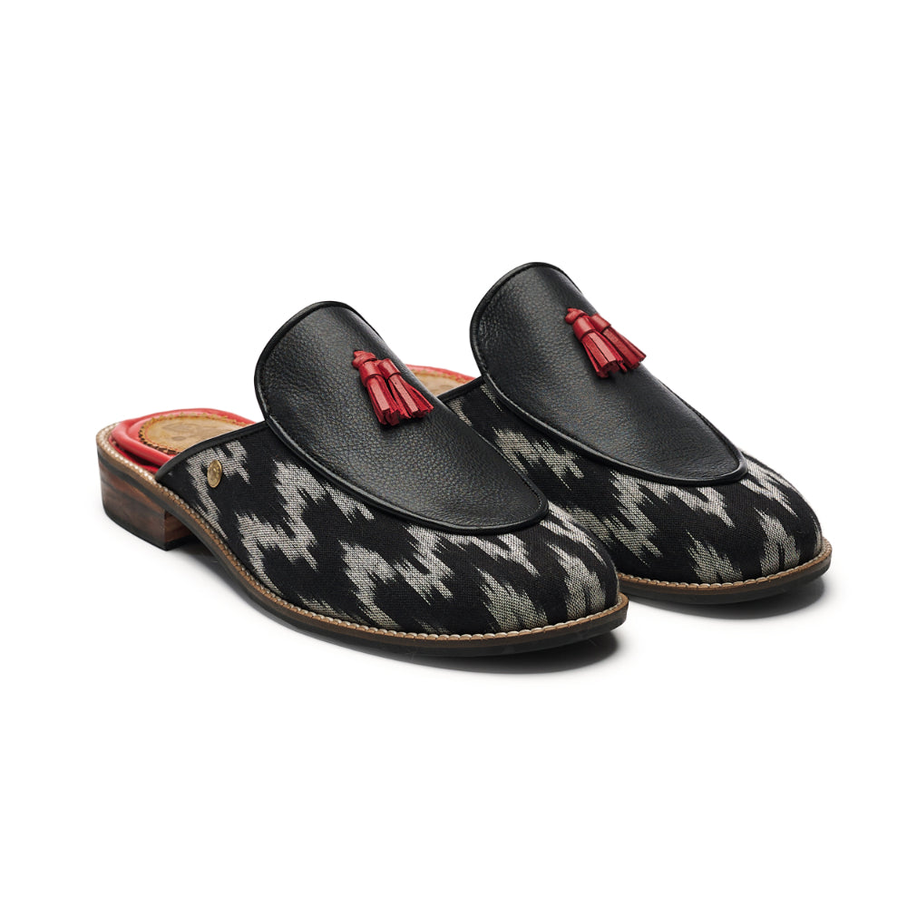 Women coal – Banjaaran India Ikat Mule_ for Women – Coal (discontinued)