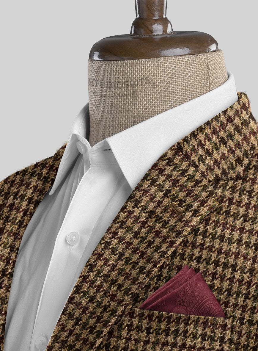 StudioSuits Harris Tweed Russet Houndstooth Suit - view 5