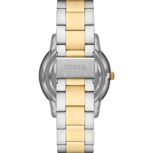 Fossil Neutra Men's Black Dial Silver & Gold Chain Watch - view 2