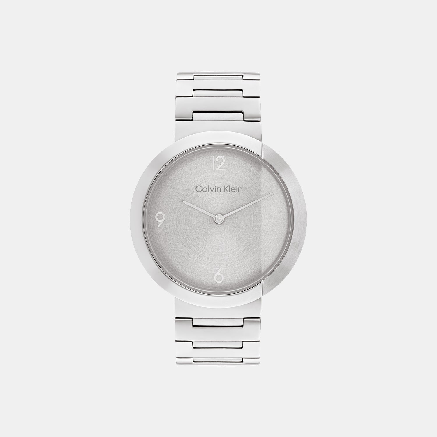 Calvin Klein Ck Eccentric Unisex Quartz Silver Dial Analog Stainless Steel Watch 25200289