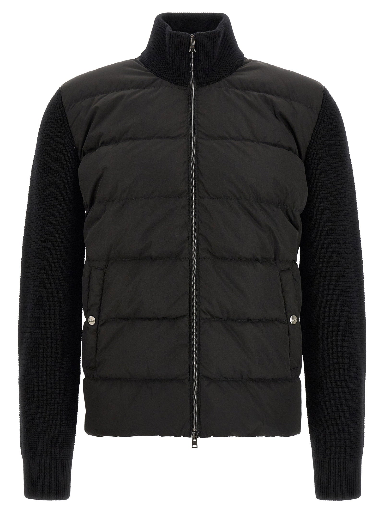 Herno Padded Cardigan – 100% wool