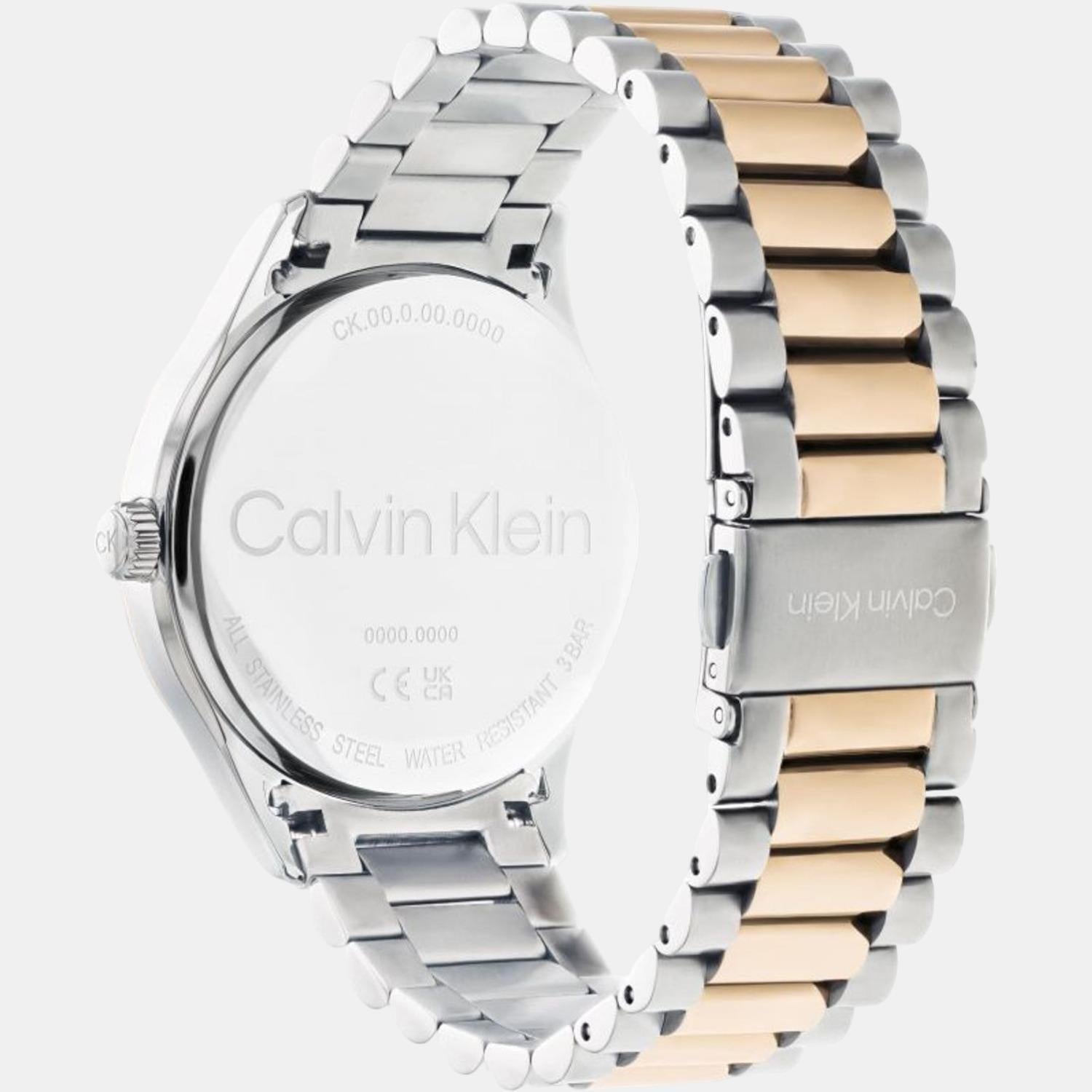 Calvin Klein Ck Iconic Unisex Quartz Blue Dial Analog Stainless Steel Watch 25200165 - view 2