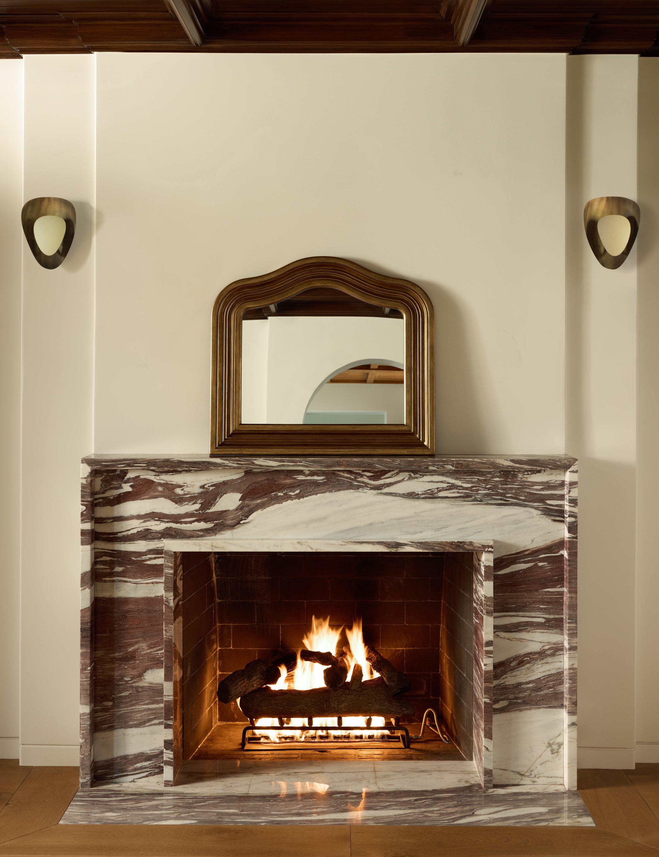 Lulu and Georgia Haisley Mantel Mirror – Gold - view 2