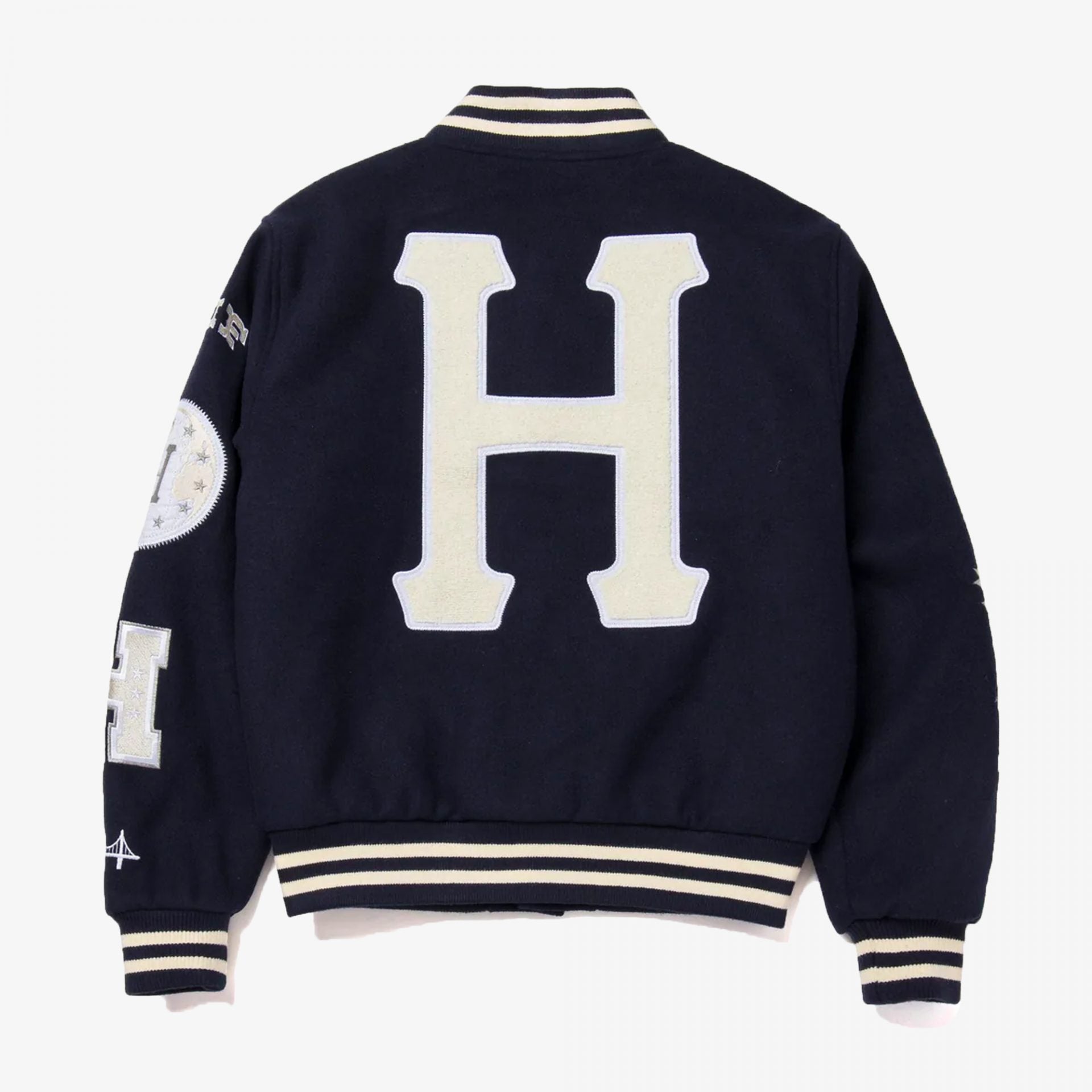Huf | Year Classic H Varsity Jacket 'navy'