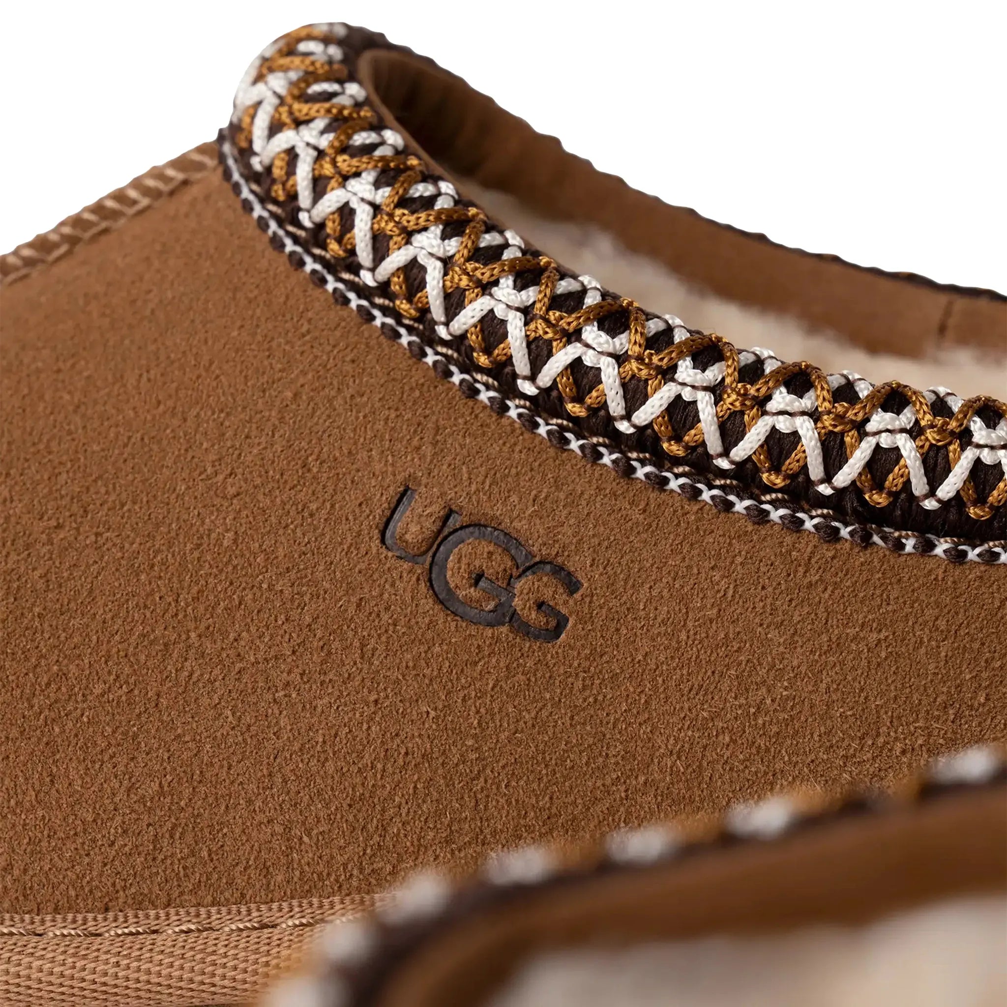 UGG Tasman II Kids Suede Chestnut Slippers – Brown - view 4