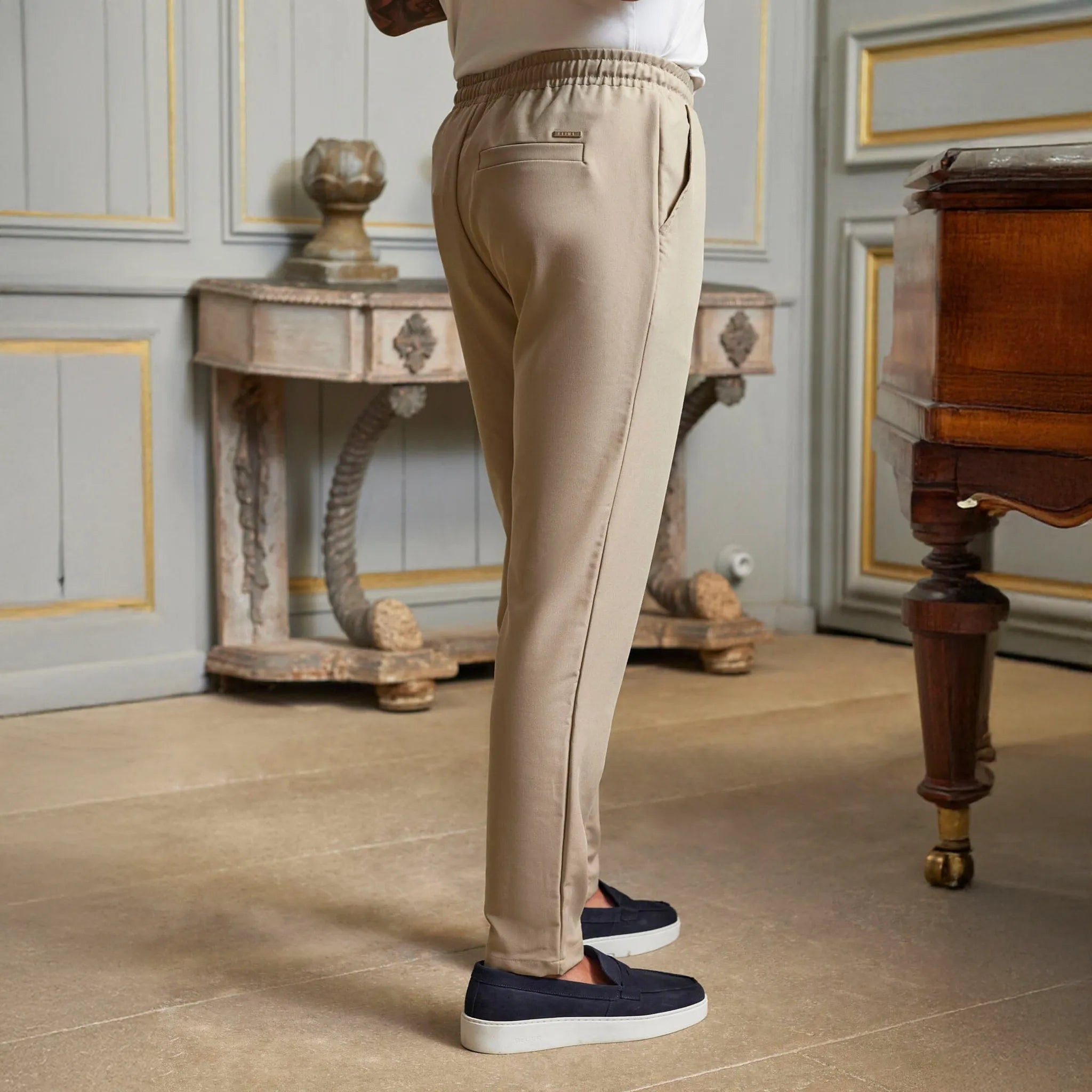 Belier 365 Lightweight Beige Trousers - view 2